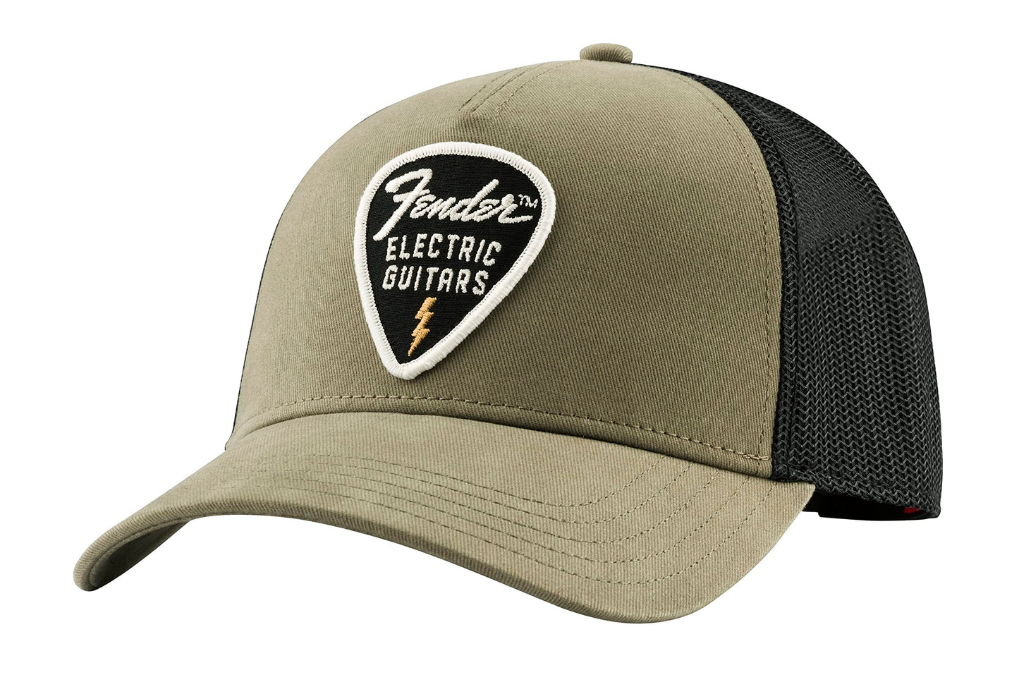 Fender Snap Back Pick Patch Cap, Olive