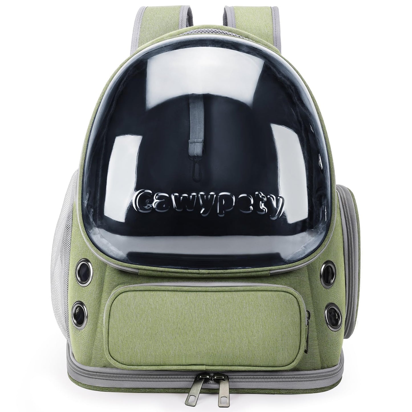 Cawypety Cat Carrier, Cat Backpack Carrier, Large Pet Carrier for Under 15 lbs, Dog and Small Pet, Breathable Cat Bag Carrier Used in Car, Hiking, Cycling Travel