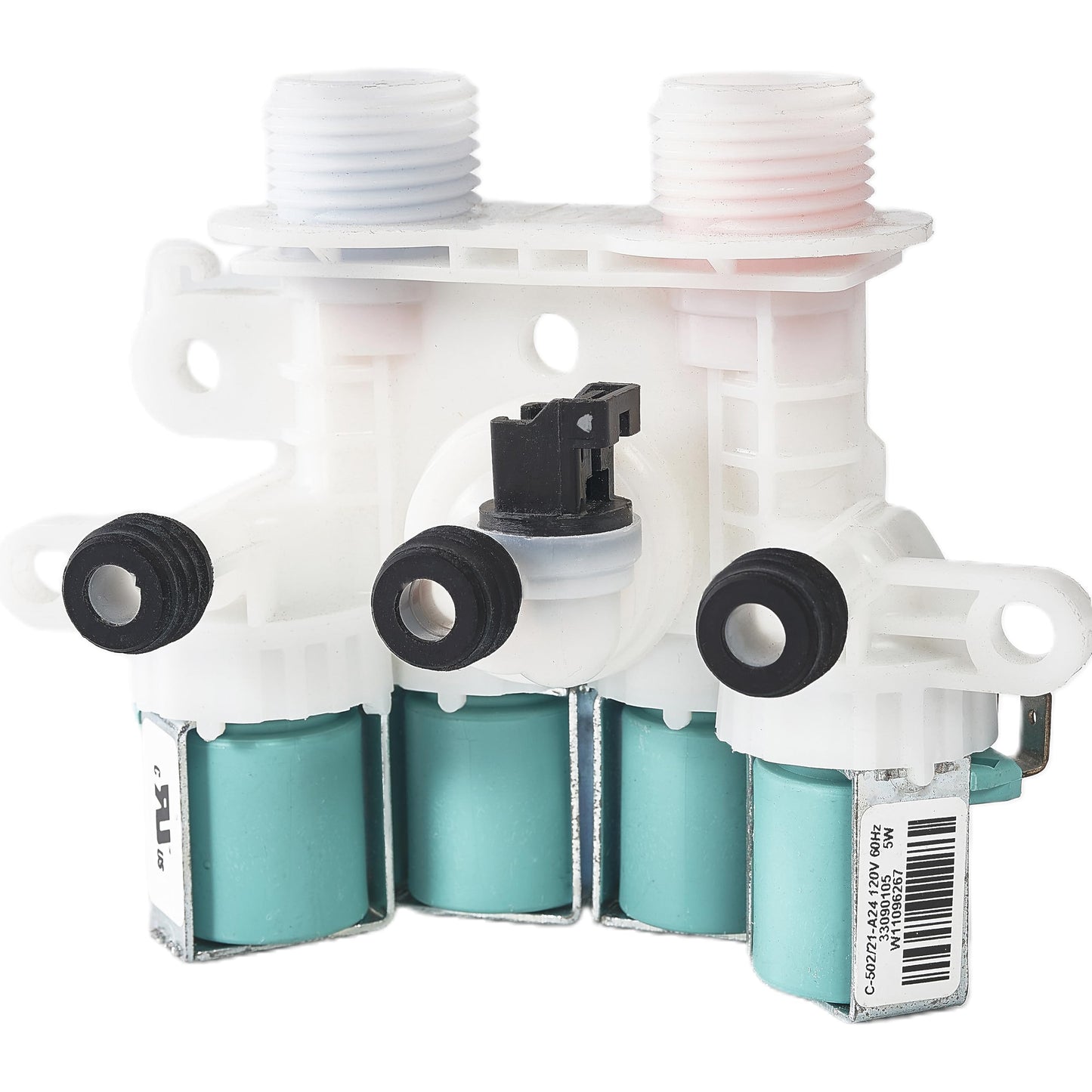 【Upgraded】 W11165546 W11220230 Washer Water Inlet Valve Replacement for Whirlpool Kenmore Maytag Washing Machine Parts Replaces 33090105,W10599423,mvwb765fw0,wtw8040dw4,mvwb865wg0,mvwb835dw1