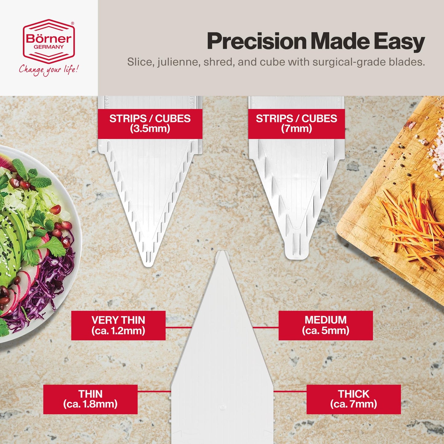 Börner V-7000WH VPower V-Slicer (White)