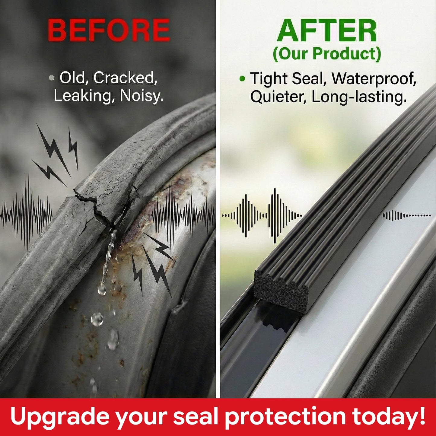 26 Feet Weather Stripping Door Seal EPDM Foam Rubber Seal Strip Weather Stripping for Door, Window, RV, Boat, Auto, Truck, Marine