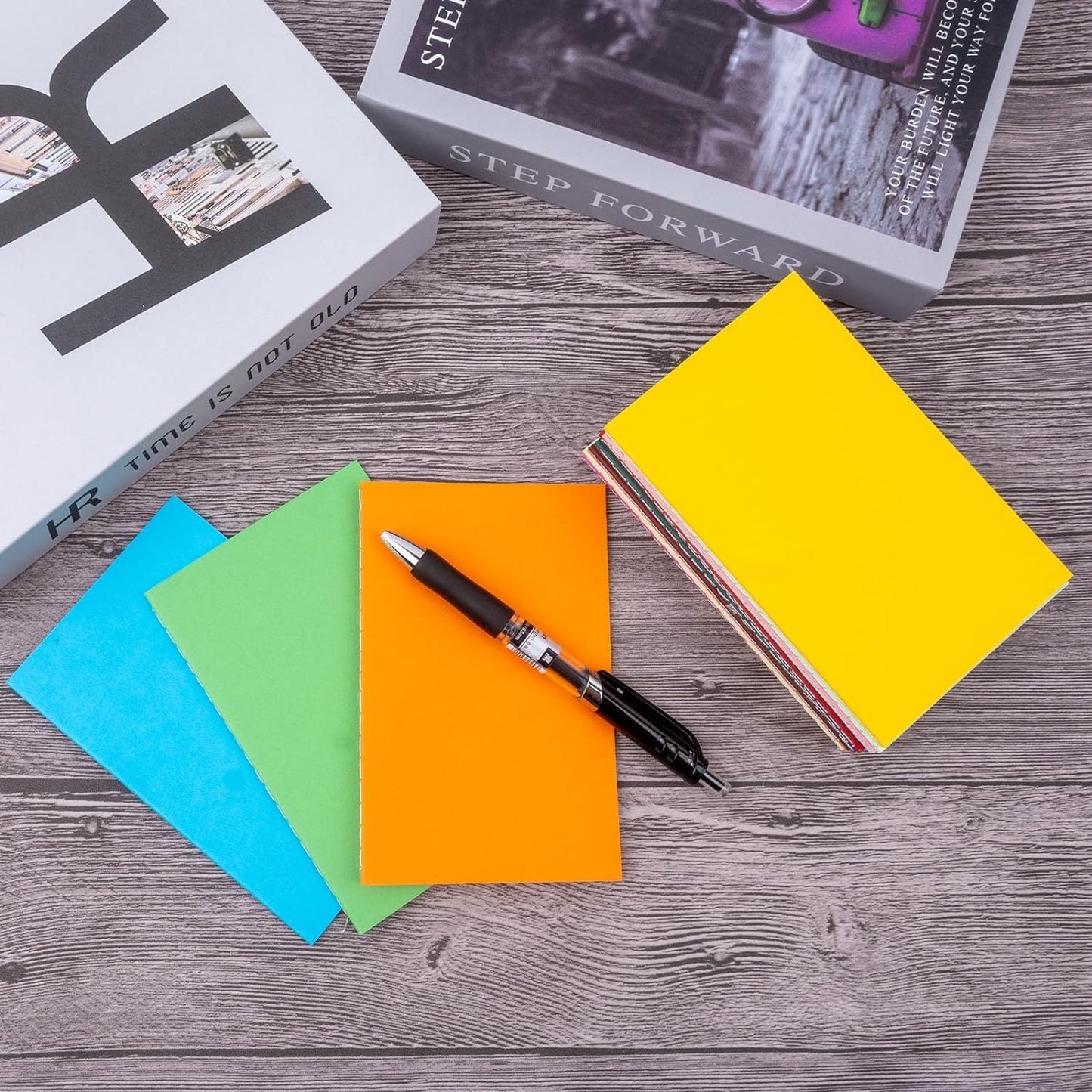 100 Pack Colorful Mini Notebook Bulk, Small Pocket Notebooks, 3.5" X 5.5" Lined Notepads Travel Journal Sketchbooks for Kids, Student, Office, 24 Sheets/48 Pages (10 colors)