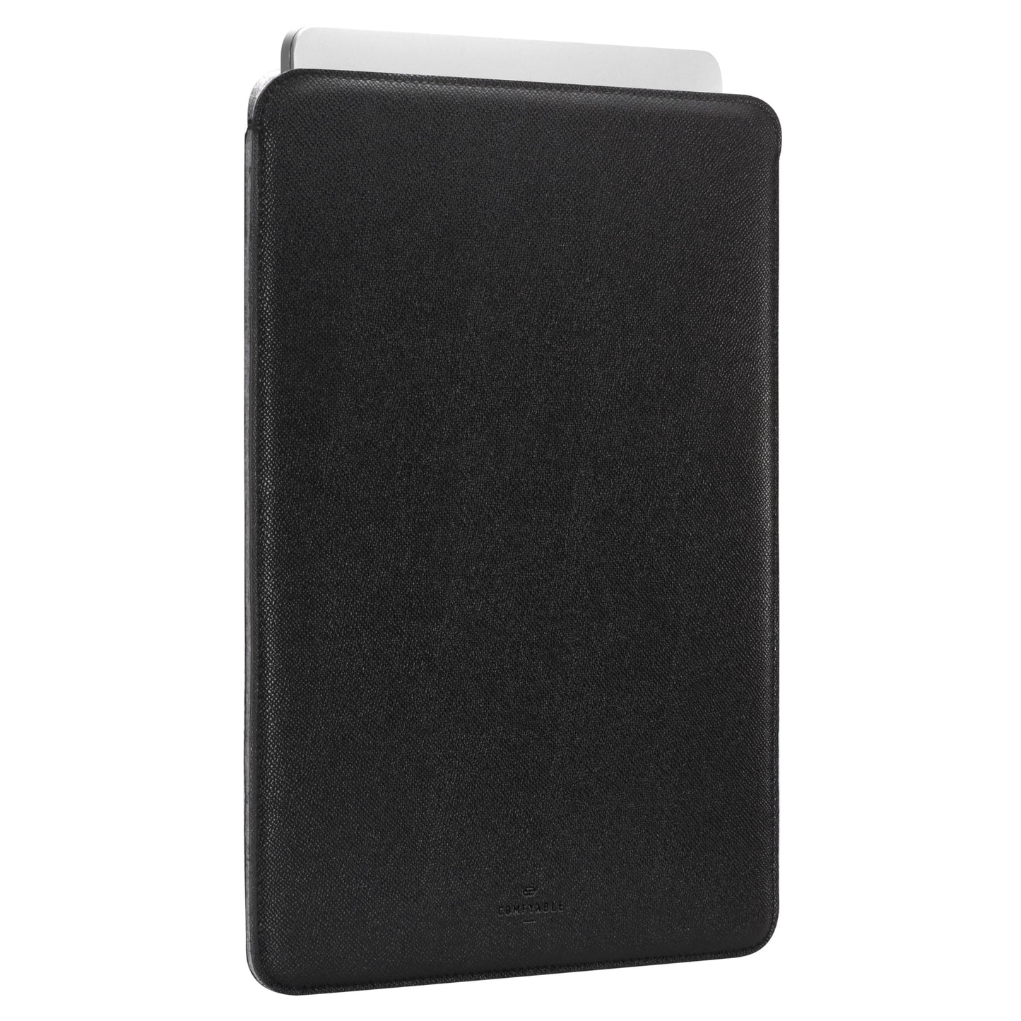 Comfyable Slim Laptop Sleeve 16 Inch Compatible for MacBook Pro M5 M4 M3 M2 Pro/Max 2026, Faux Leather Protective 16-in Mac Cover Case, Black