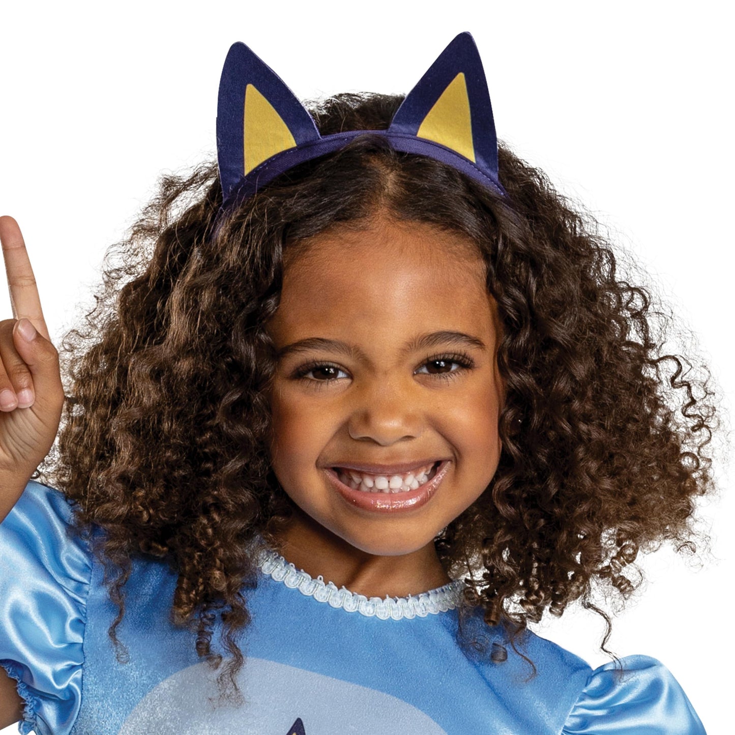 Bluey Dress Costume for Kids, Offial Bluey Classic Toddler Costume Outfit, Size (3T-4T)