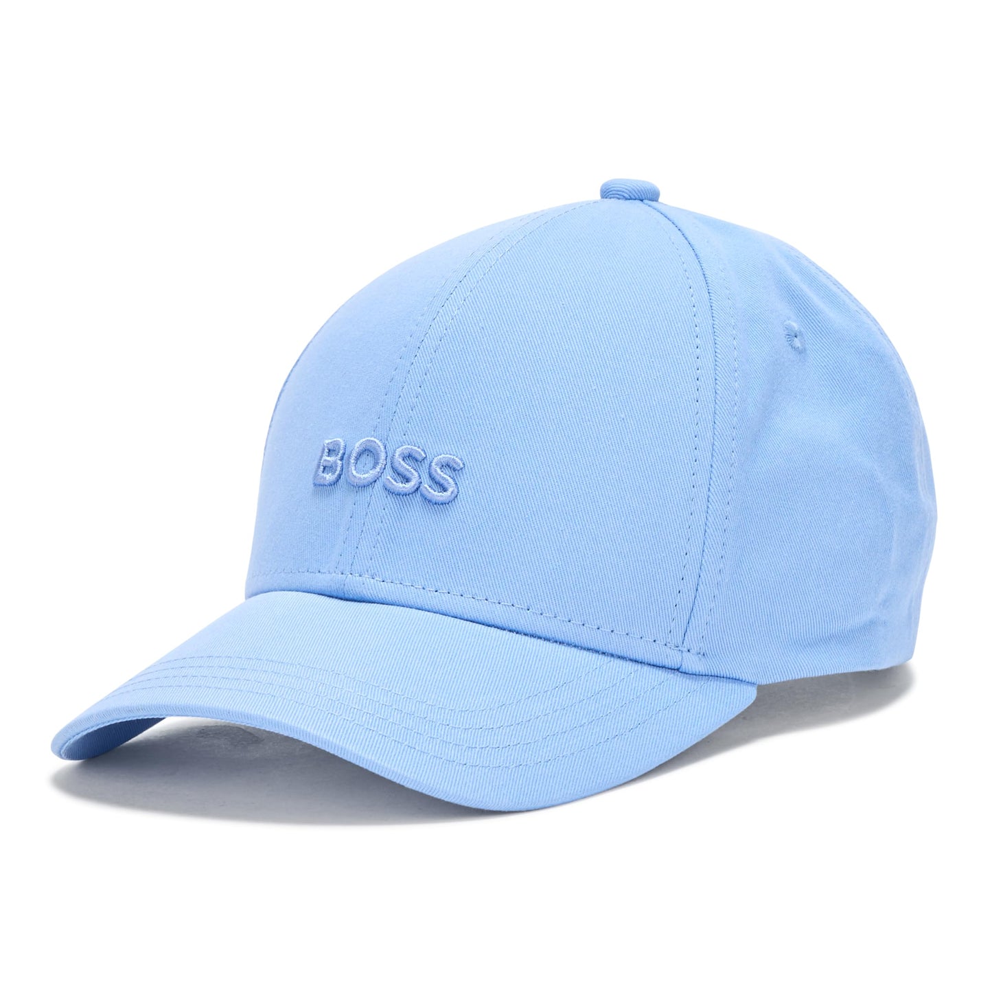 BOSS Women's Big Logo Cotton Twill Cap, Blue Horizon, One Size