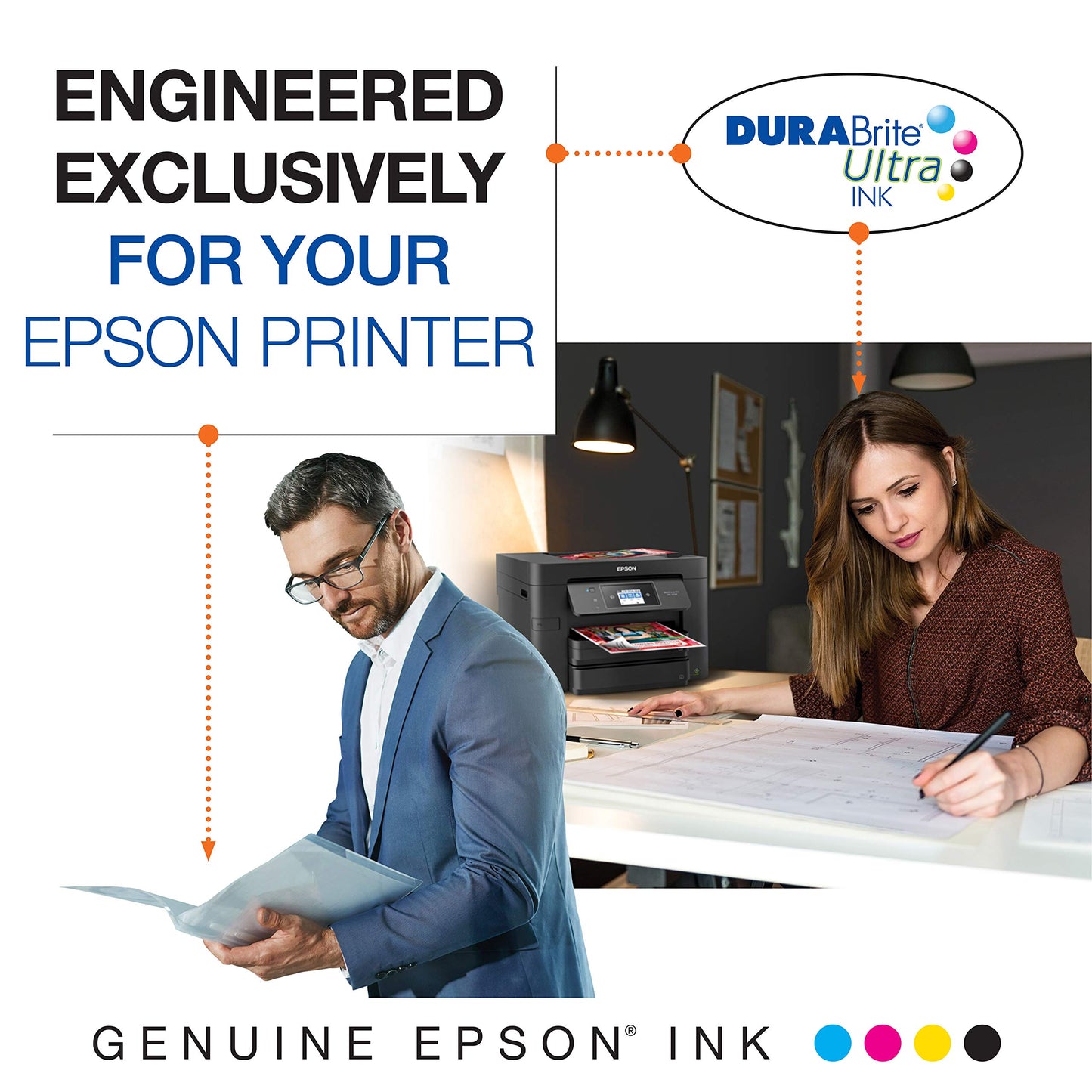 EPSON 69 DURABrite Ultra Ink Cyan for CX-6000, 7000F, 7400, 8400, 9400, 9475 ; NX-400, 415, 510, 515; WF-1100, 600, 610 and Other Select Models