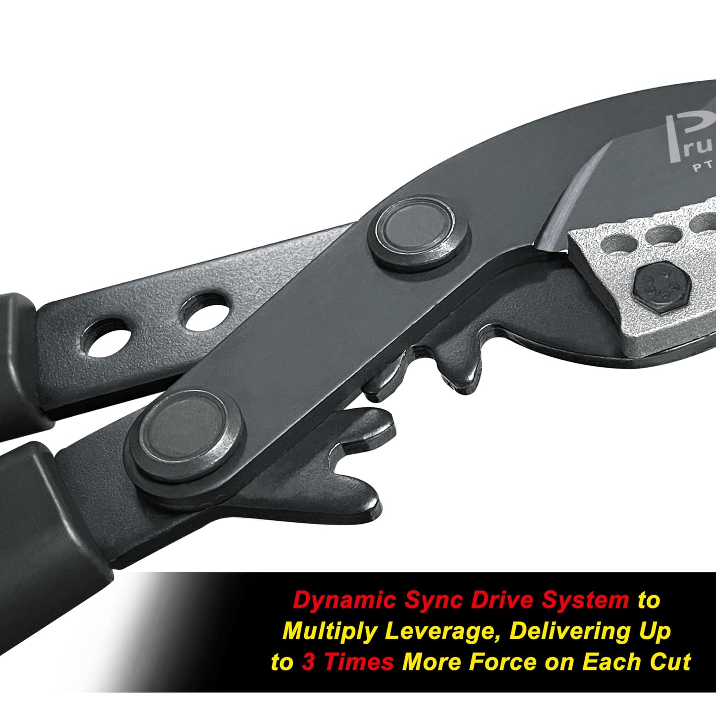 Prunrt Loppers for Tree Trimming Heavy Duty, 26-40 Inch Handle Telescopic Tree Trimmer, Sync Drive Power Lever Pruner, 2 Inch Branch Cutter