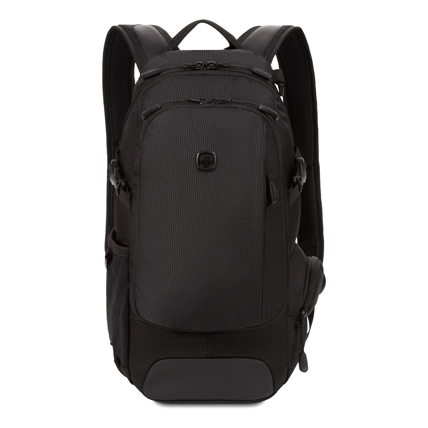 SWISSGEAR Citypack Slim Commuter Backpack with Compact Design for Work & Travel Fits Tablet Only (Not Laptop), Black, 18-Inch