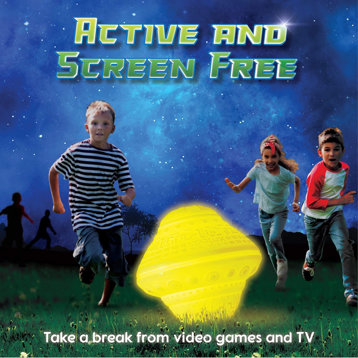 Cosmic Kick The Can: Outdoor Play with a Galactic Twist | Ages 5+, 4-12+ Players | for Fans of Alien Toys, Kids Outdoor Toys and Outdoor Games for Kids | Also Use for Kickball and Hacky Sack