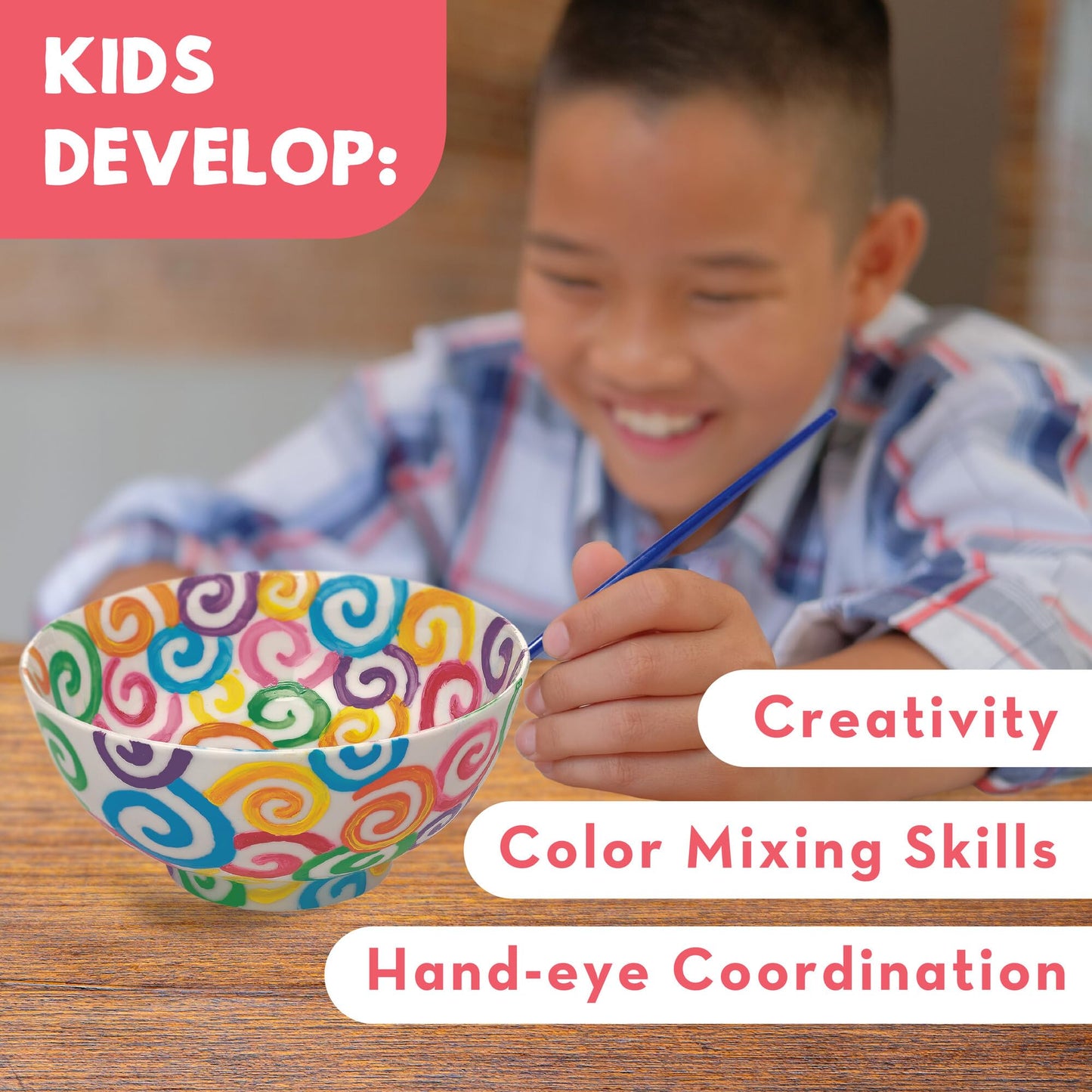 Mindware Paint-Your-Own Porcelain Bowls