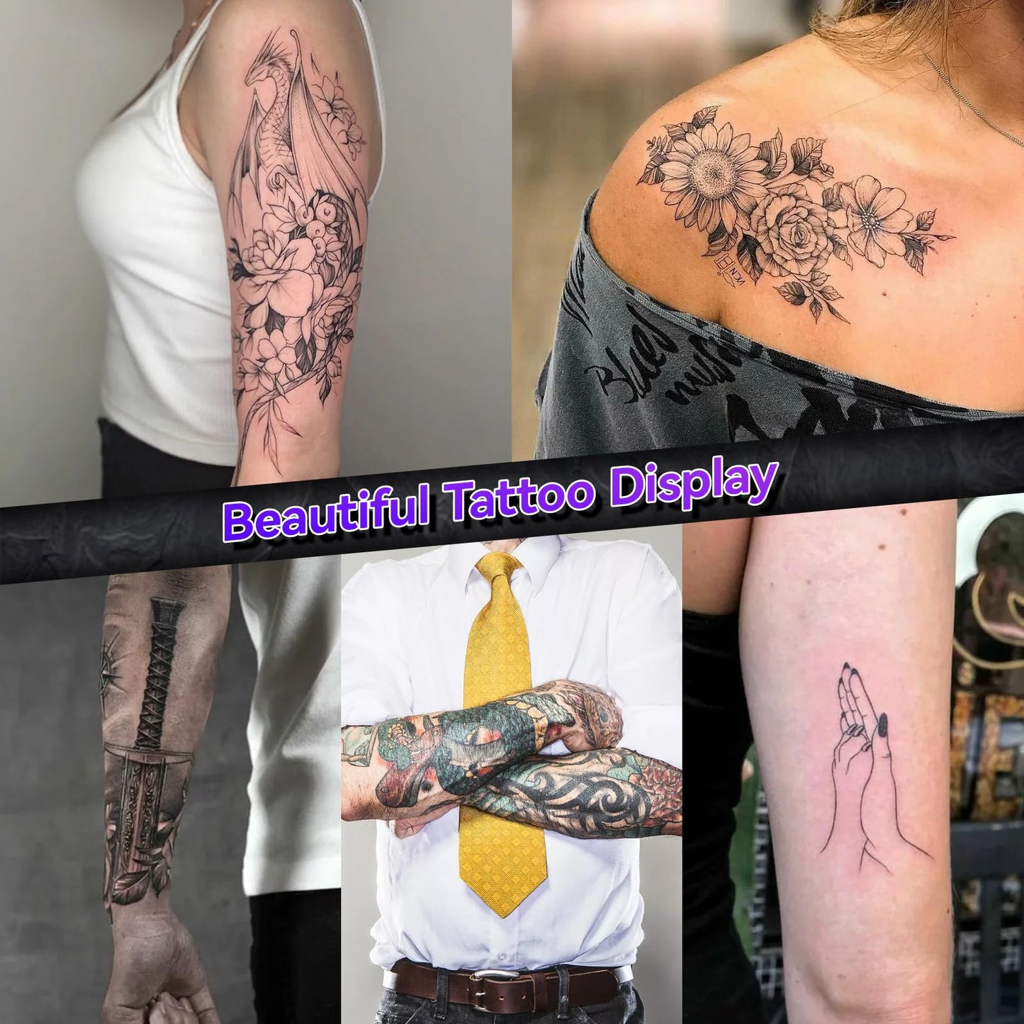 Tattoo Thermal Printer,Bluetooth Tattoo Stencil Machine, Portable Tattoo Transfer Printer Compatible with Phone, iPad & PC, Suitable for Tattoo Enthusiasts