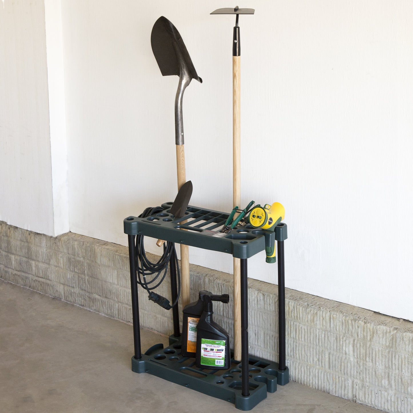 Stalwart Compact Garden Fits Over 30 Tools Storage Rack