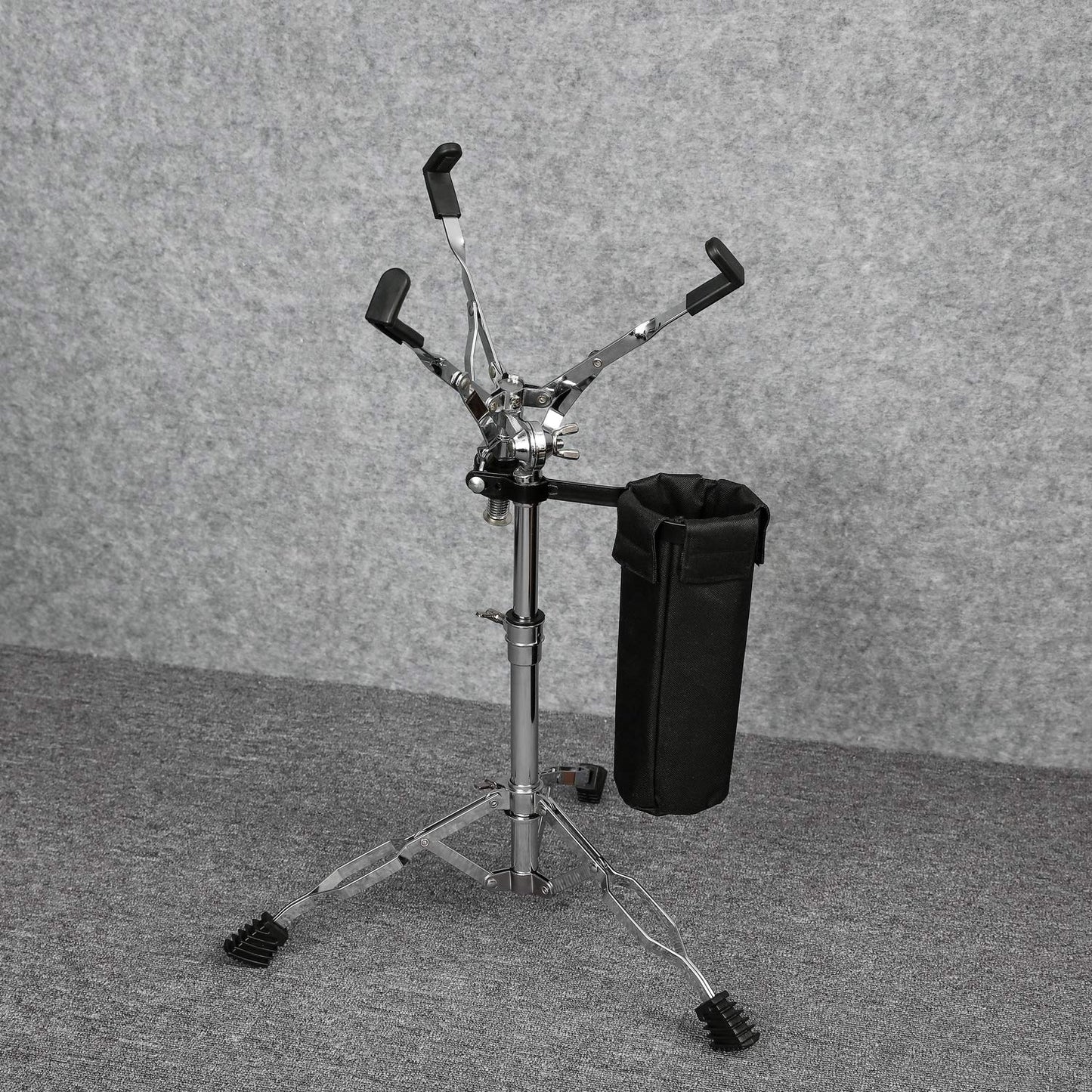 Donner Snare Drum Stand with Drumstick Holder, Adjustable Snare Stand Double Braced Fit for 10 to 14 Inch Dia Drums Handpan and Practice Pad, Height Range 14.2 to 22.8 Inches, Drum Set Accessories