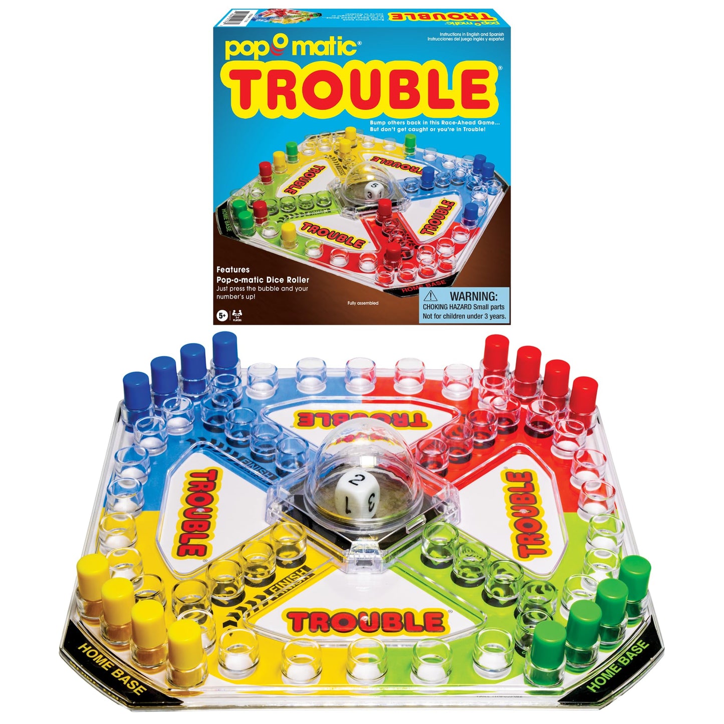 Winning Moves Classic Troubble Multicolor