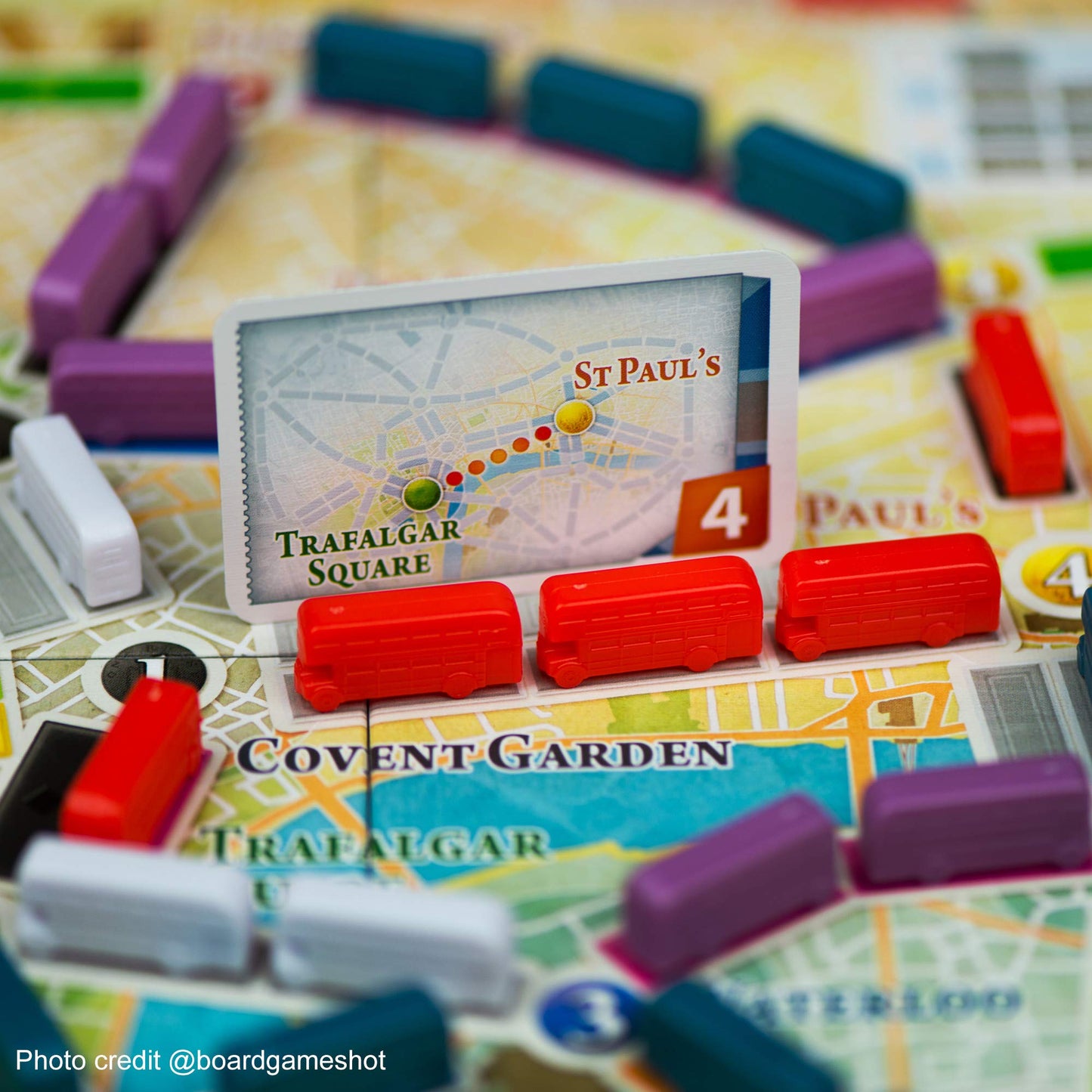 Ticket to Ride - Express - London (English) - Board Games - Strategy/Family - Fast-Paced Version of Ticket to Ride Set in London - Ages 8+ - 2 to 4 Players - Under 15 Minute Playtime - Made by Asmodee