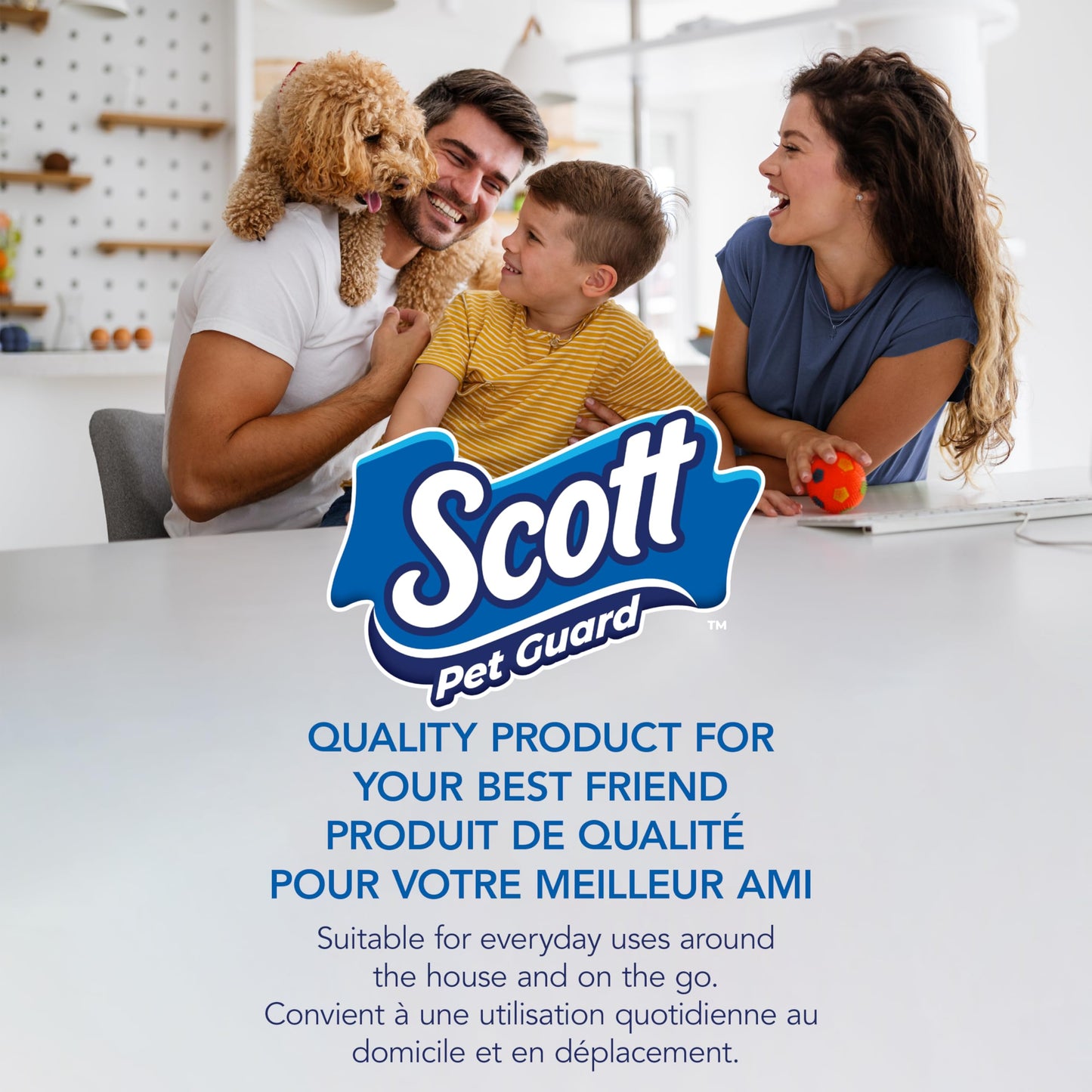 Scott Pet Guard Advanced Dog Pads - Dog Training Pee Pads for Puppies, Medium & Large Dogs - Up to 16 Hour Absorbency with Odor Control - Softest Quilted Dog Pee Pads - Large - 22" x 22" - 100 Pack