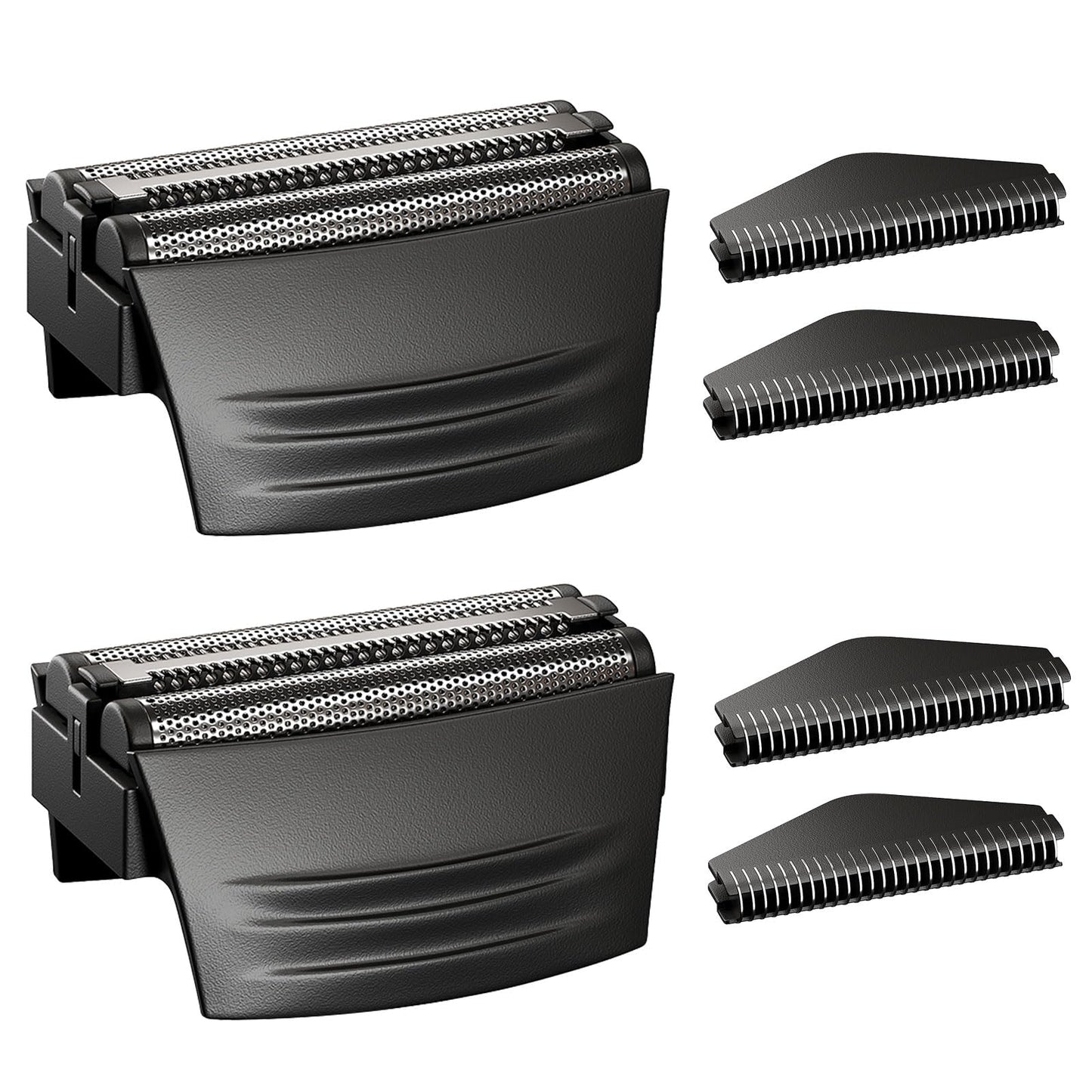 Shaver Replacment Heads TITANIUM-X Flex & Pivot Foil and Cutter F5800 & F7800 (black-2)