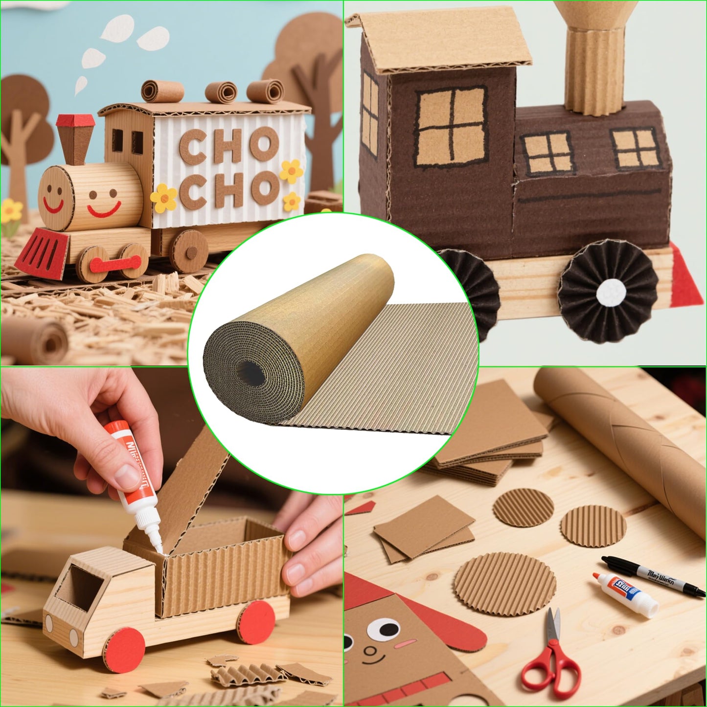 14 x 144in Brown Single Face Corrugated B Flute Cardboard Roll ，Shipping Roll Paper Corrugated Wrap for Packing, Storage, Shipping, DIY(2rolls Each roll14x 72in)