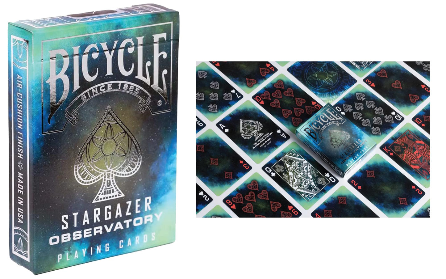 Bicycle Playing Cards, Stargazer Series 6-Deck Collector's Bundle | New Moon, Observatory, Nebula, Falling Star Stargazers 201 & Stargazer 202 Playing Cards