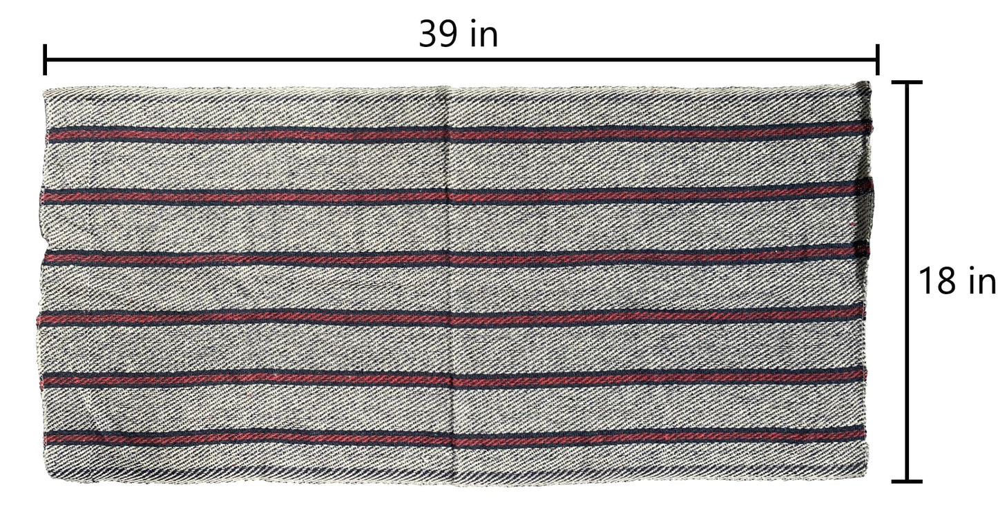 San Rafael Arcangel Mexican Jerga Reusable Cotton Mopping Cloths Trapos Tradicionales para Trapear y Limpiar Color Blue Set of 3