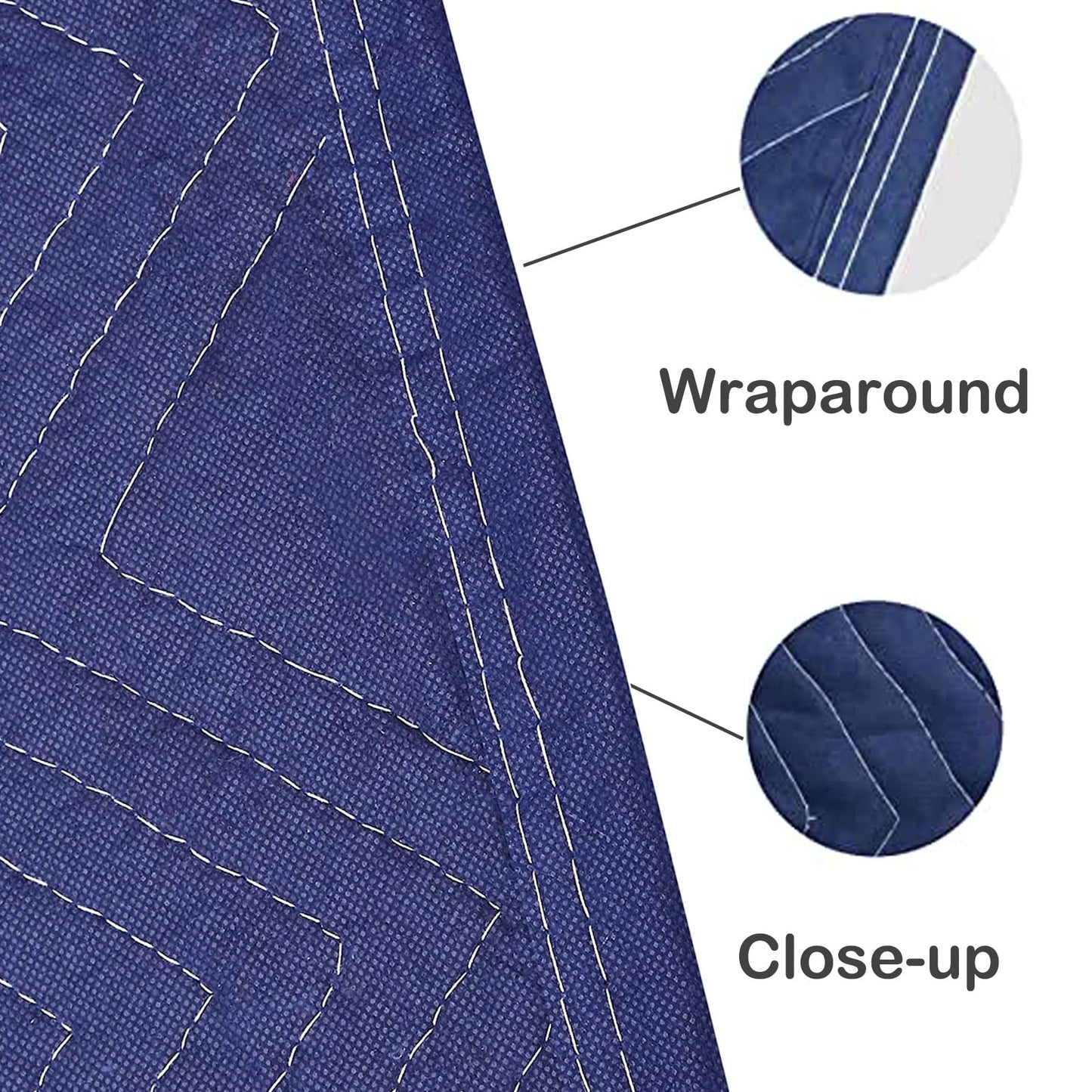 Moving Blanket Moving & Packing Blanket Full Size Shipping Blankets (80 x 72 Inch)