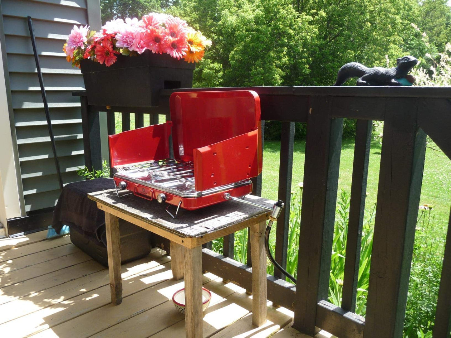 4 Feet Propane Hose Adapter with Colemann 5430 Regulator Universal for Coleman Stove 5413, 5423, 5420A, 5425A, 5426, 5430B, 5435B, 5435C, and Other Portable Appliances