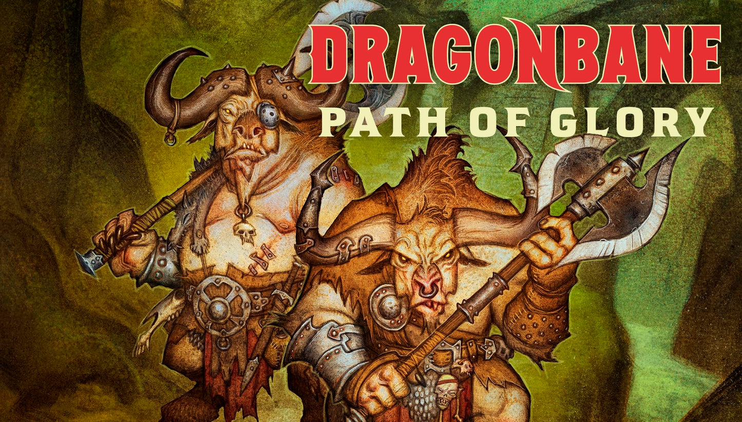 Free League Publishing Dragonbane: Path of Glory Roleplaying Adventure Expansion, Tabletop Roleplaying for Adults, Family, Teens 12+