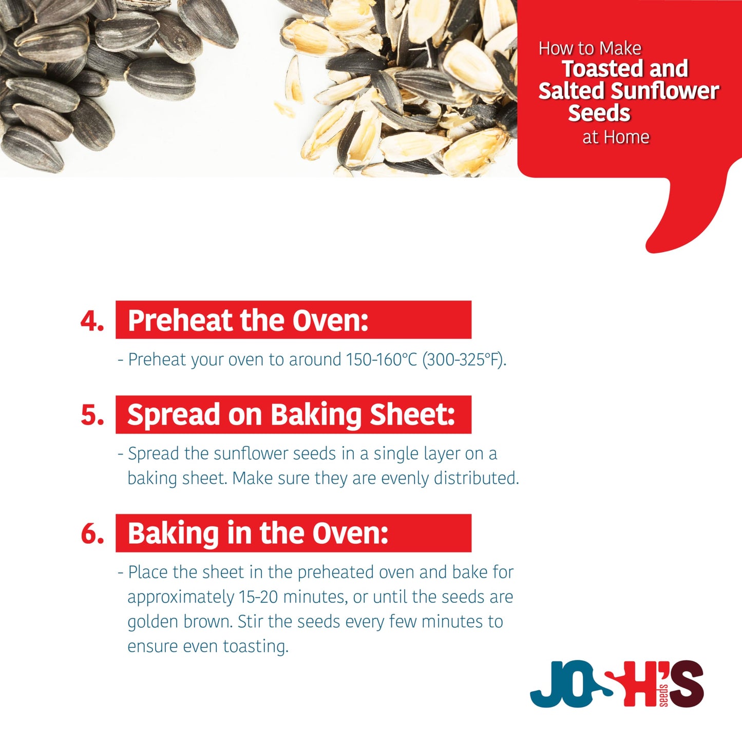 Josh's Seed Raw Striped Jumbo Sunflower Seeds (2 LBS) - Product of Canada