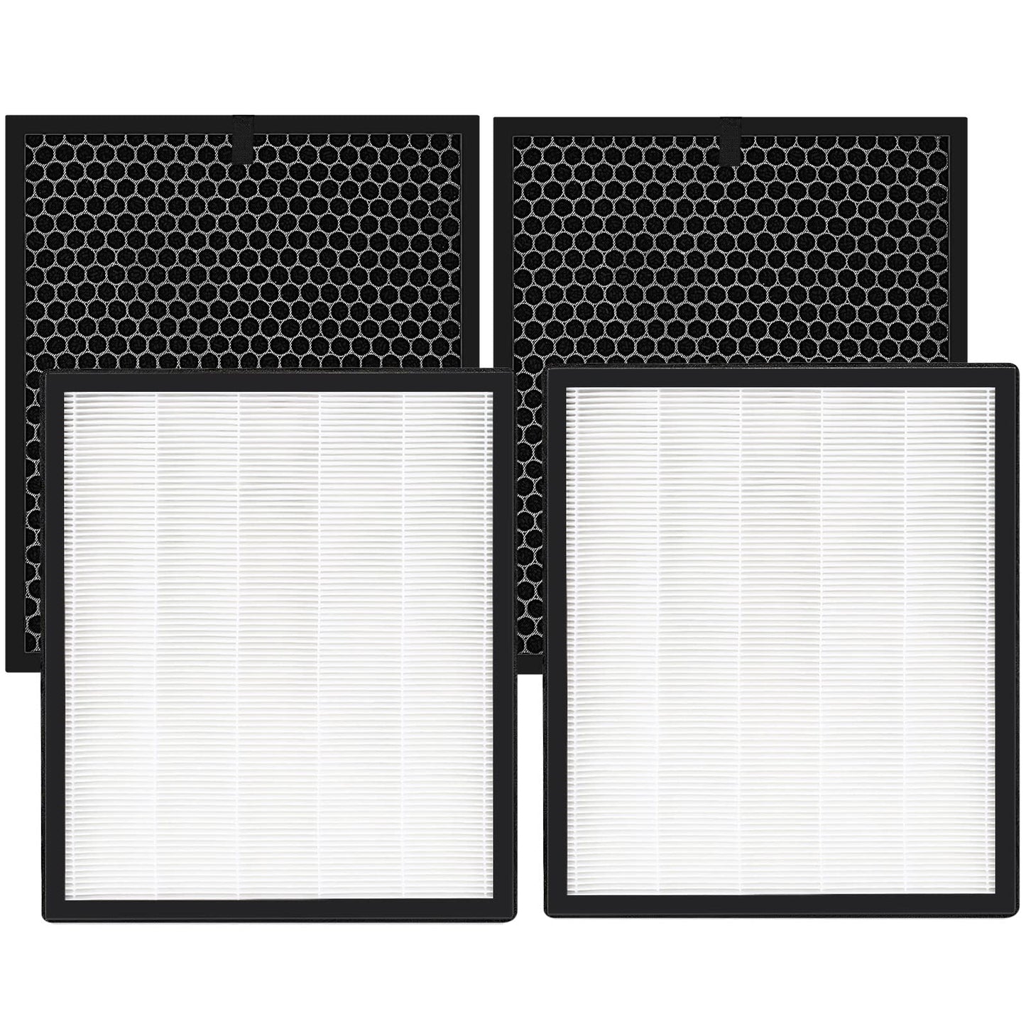 isinlive LV-PUR131 Replacement Filters for LEVOIT Air Purifier and LEVOIT Smart Wi-Fi Air Purifier LV-PUR131S, HEPA and Activated Carbon Filter, LV-PUR131-RF (2 Pack)