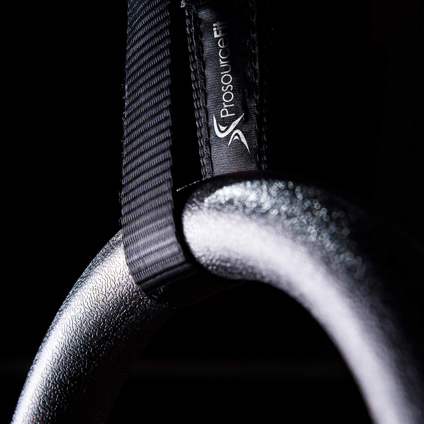 ProsourceFit Fitness Gymnastics Rings with Straps for Total Body Conditioning at Home