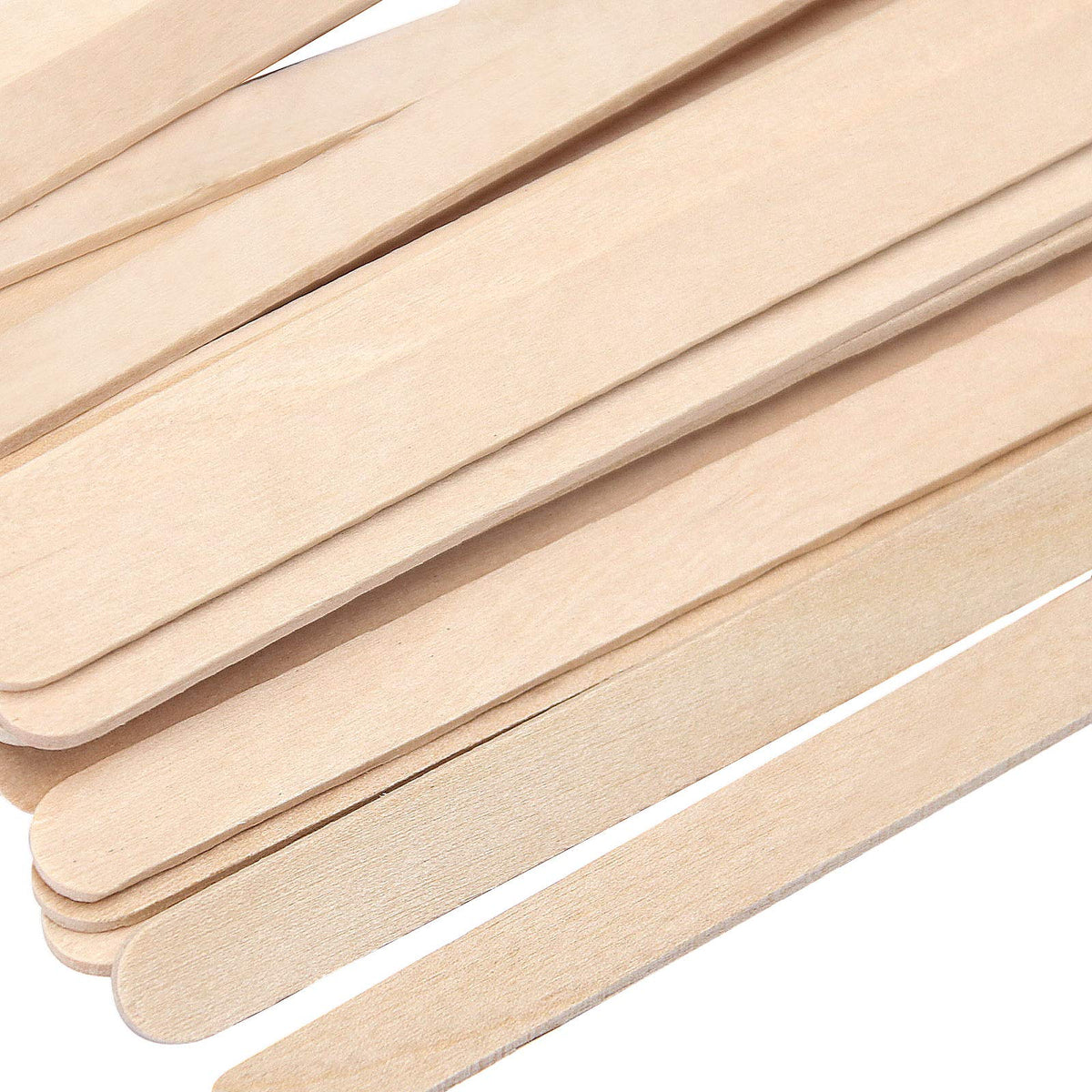 ZOENHOU 2000 PCS 4.5 Inch Natural Wooden Sticks, Food Grade Multi-Purpose Popsicle Sticks for Homemade DIY Crafting Supplies Kit, Lollipop Wood Craft