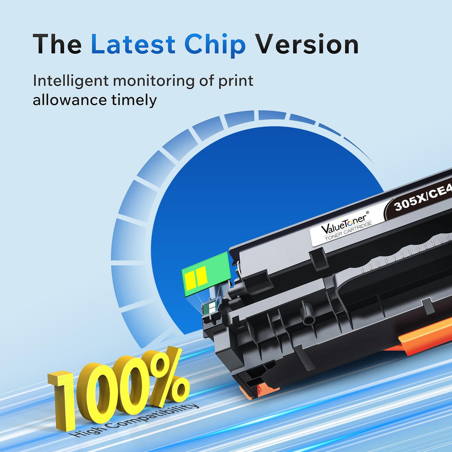 Valuetoner Compatible Toner Cartridge Replacement for HP 131A Toner Cartridge 4 Pack 131X CF210X CF211A for LaserJet Pro 200 Color MFP M276nw M251nw M251n M276n (Black, Cyan, Magenta, Yellow)