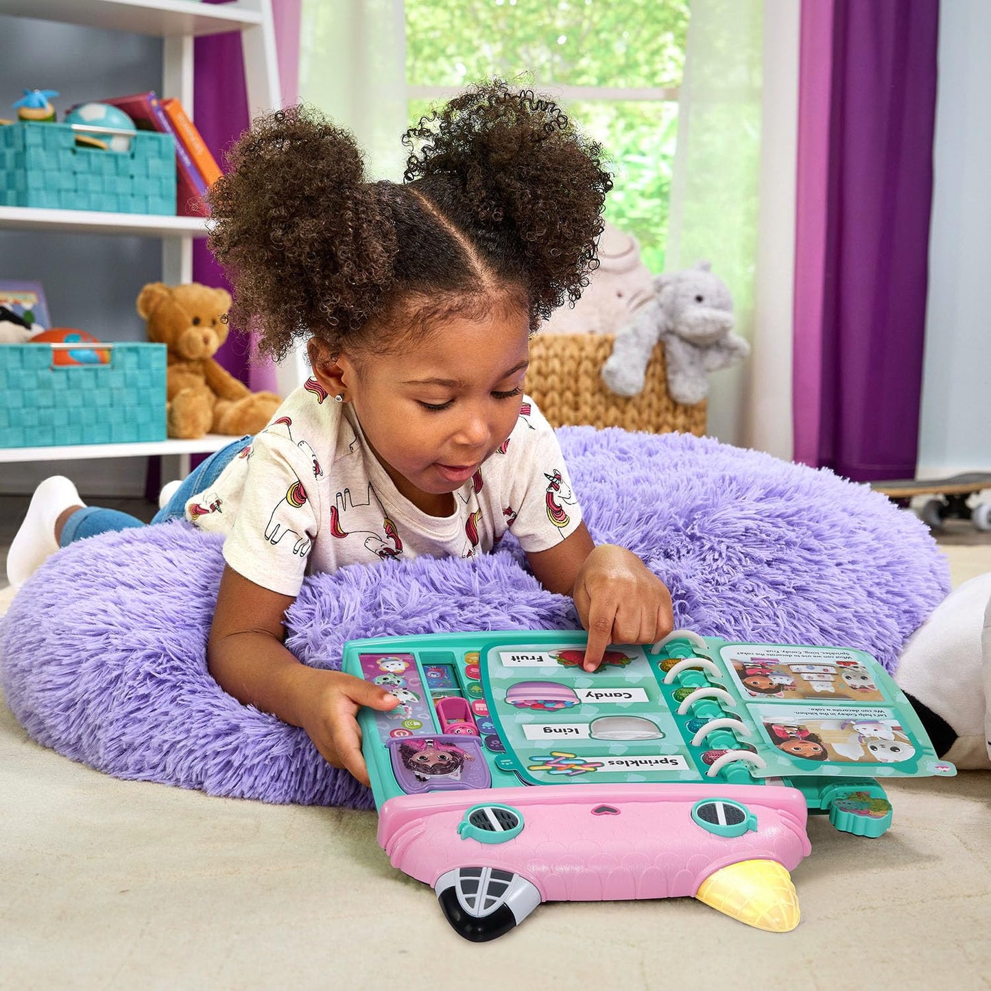 VTech Gabby's Dollhouse Cat-a-Vator Discovery Book (English Version)