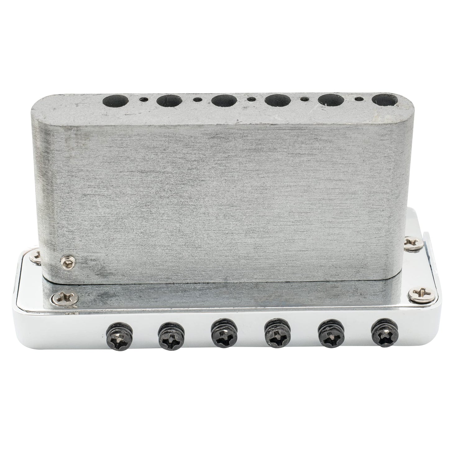 Wilkinson WOV08 52.5mm (2-1/16 inch) 2-Point Tremolo Bridge for American Standard or Professional Fender Strat Electric Guitar, Chrome