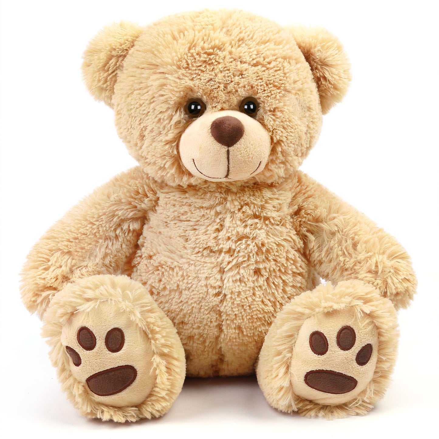 LotFancy 14'' Teddy Bear Stuffed Animal, Large Brown Bear Plush Toy, Gift for Kids Girls Boys Babies