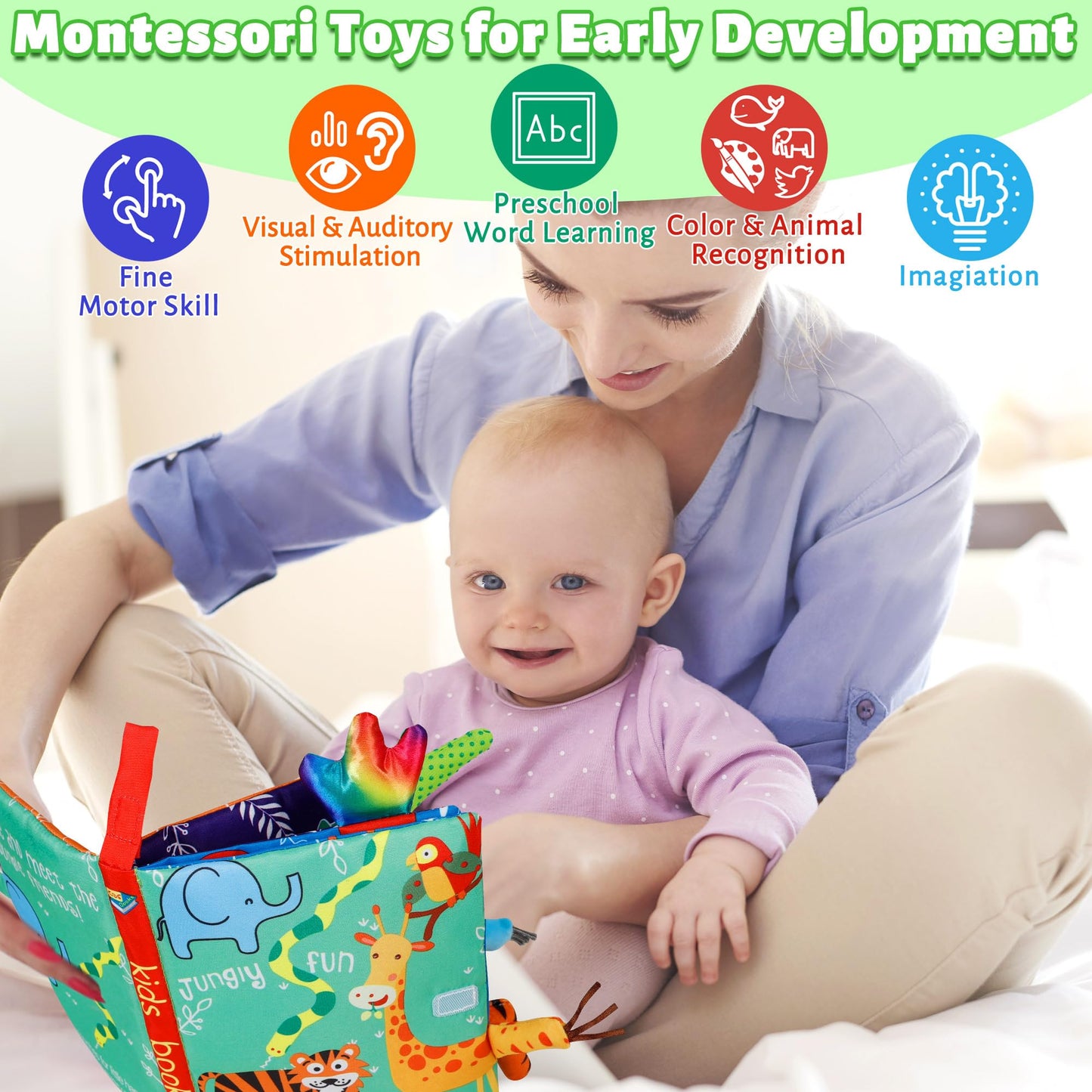 8PCS Baby Shower Gifts, New Born Baby Gifts for Girls Boys, Includes Baby Blankets, Funny Socks, Baby Keepsake and Milestone, Unique Newborn Essentials Gift Set