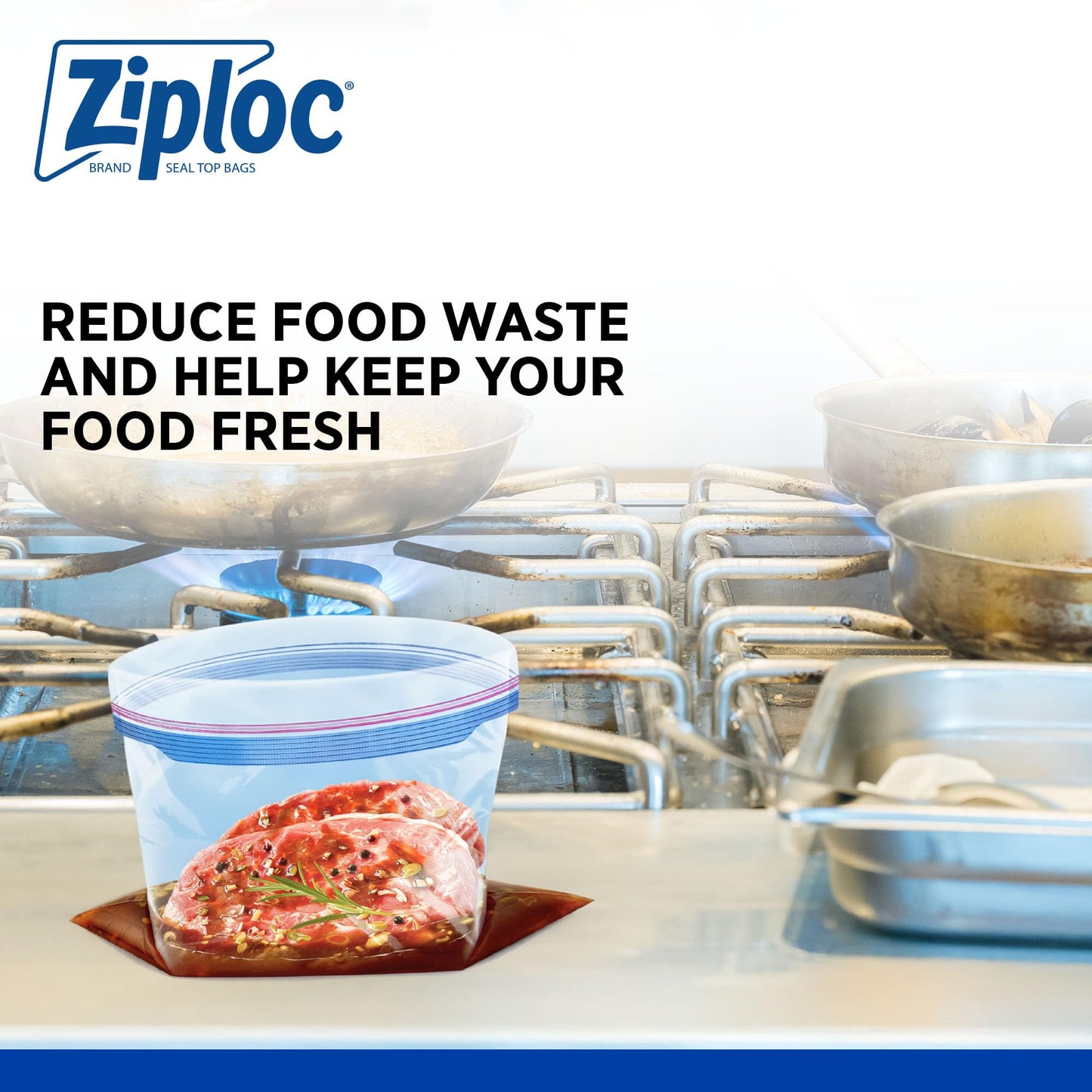 Ziploc PRO Freezer Quart 300ct, Clear (696187)