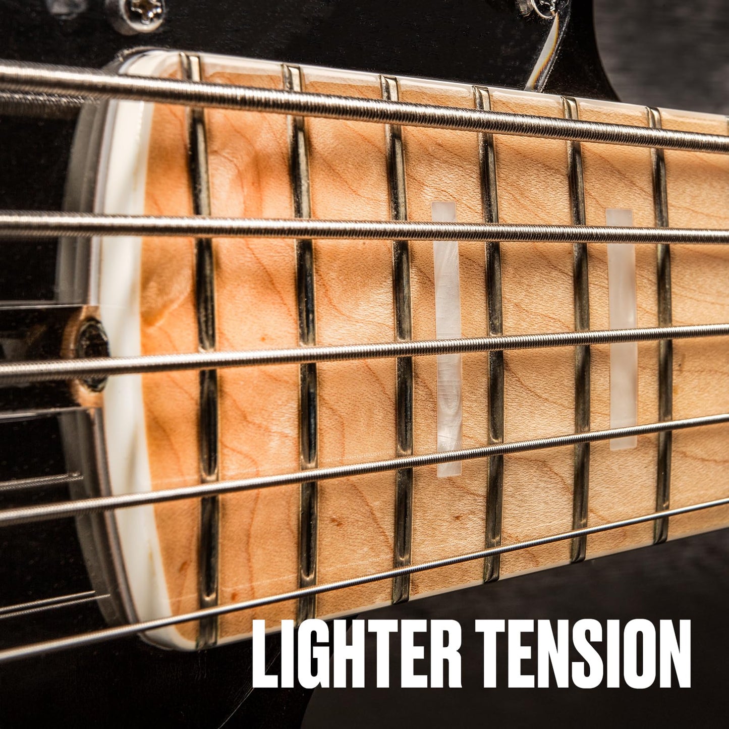 Dunlop DBSBN40120 Super Bright Nickel Plated Steel Bass 5-String Set, .40-.120 Gauge, Light