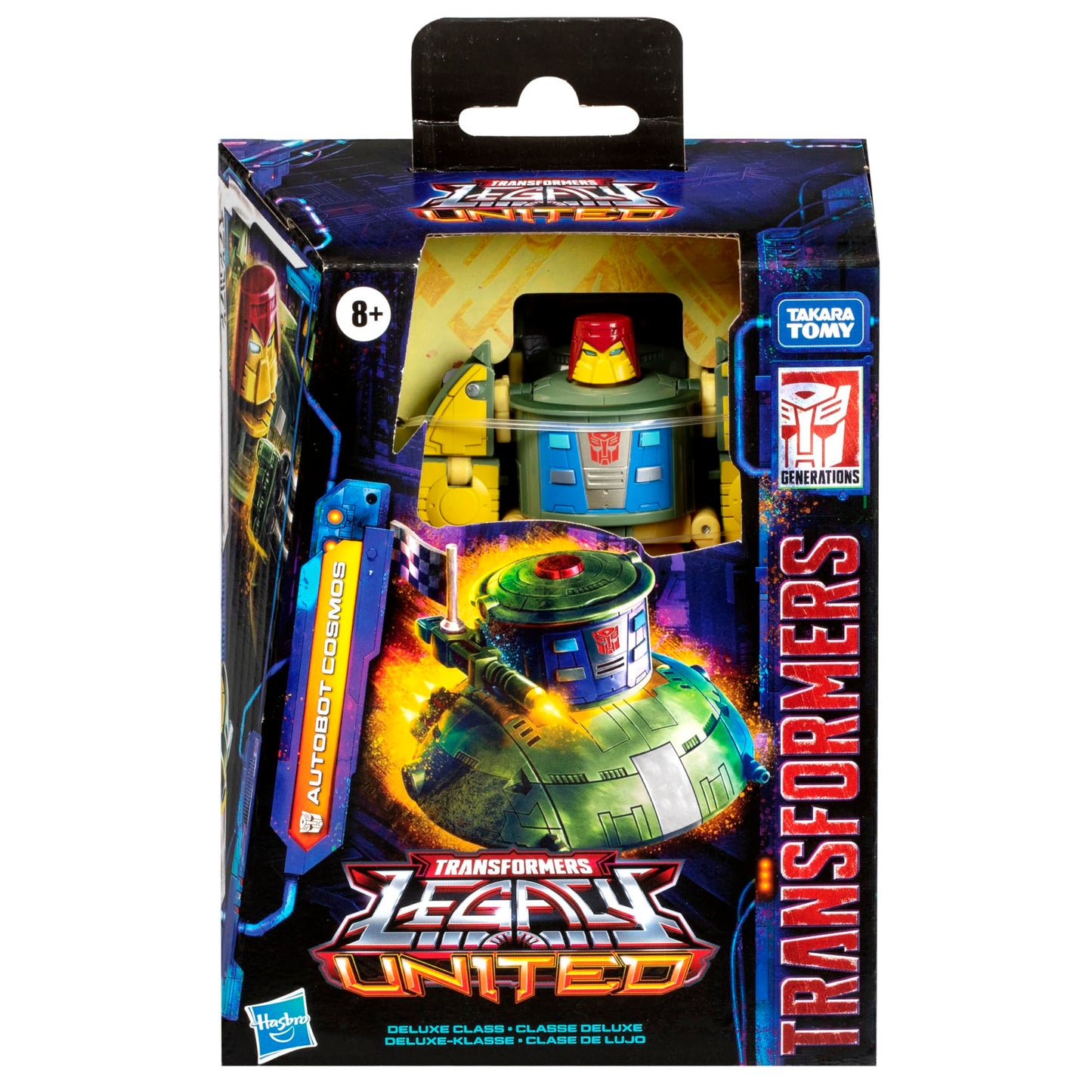 Transformers Legacy Deluxe Class Autobot Cosmos, 5.5-inch Converting Action Figure, 8+
