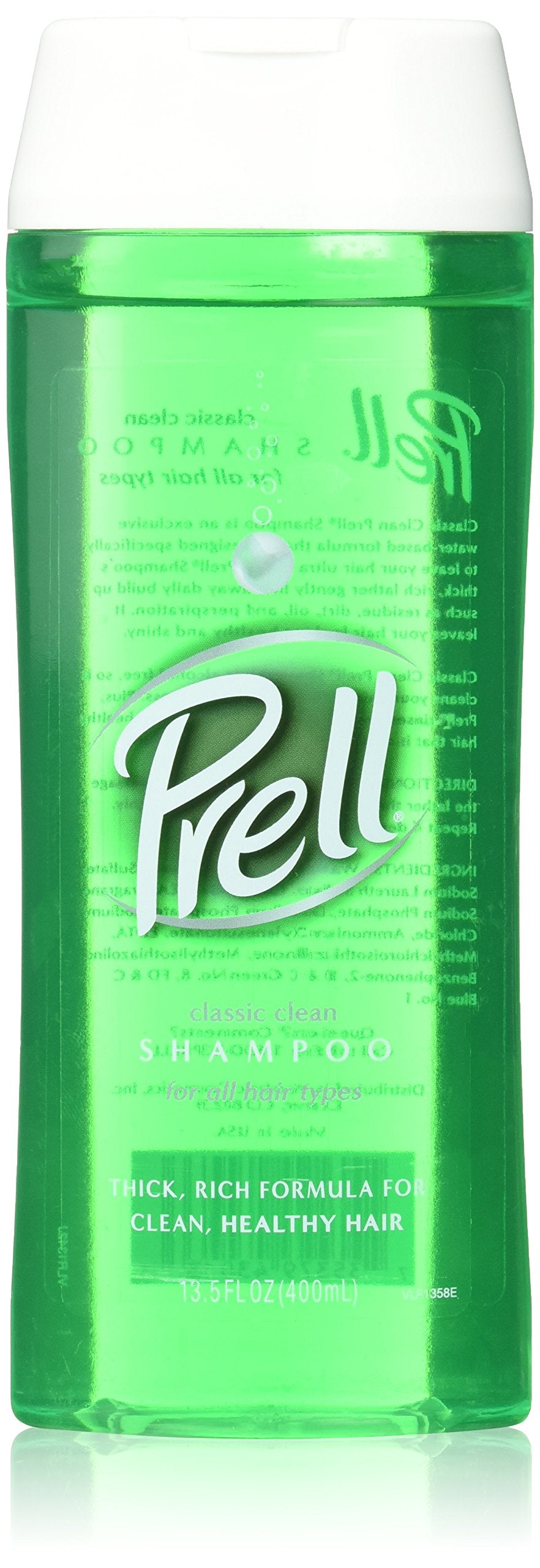Prell Shampoo, Classic Clean, 13.5 fl. Oz. (Pack of 5)