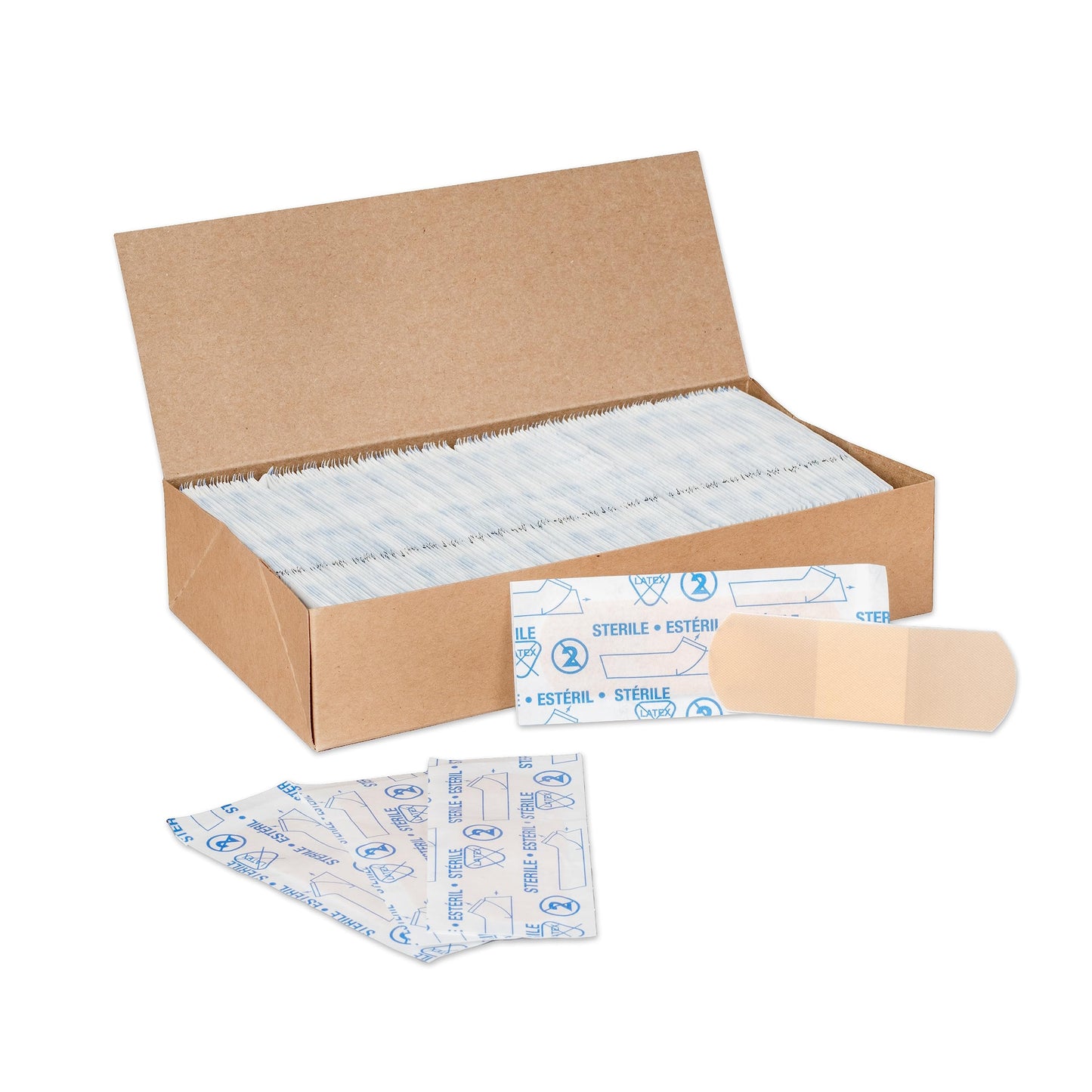 American White Cross 1314000 Sheer Adhesive Strips, Sterile, 1" x 3" Bulk, 150/Tray, 10 Tray/Case (Pack of 1500)