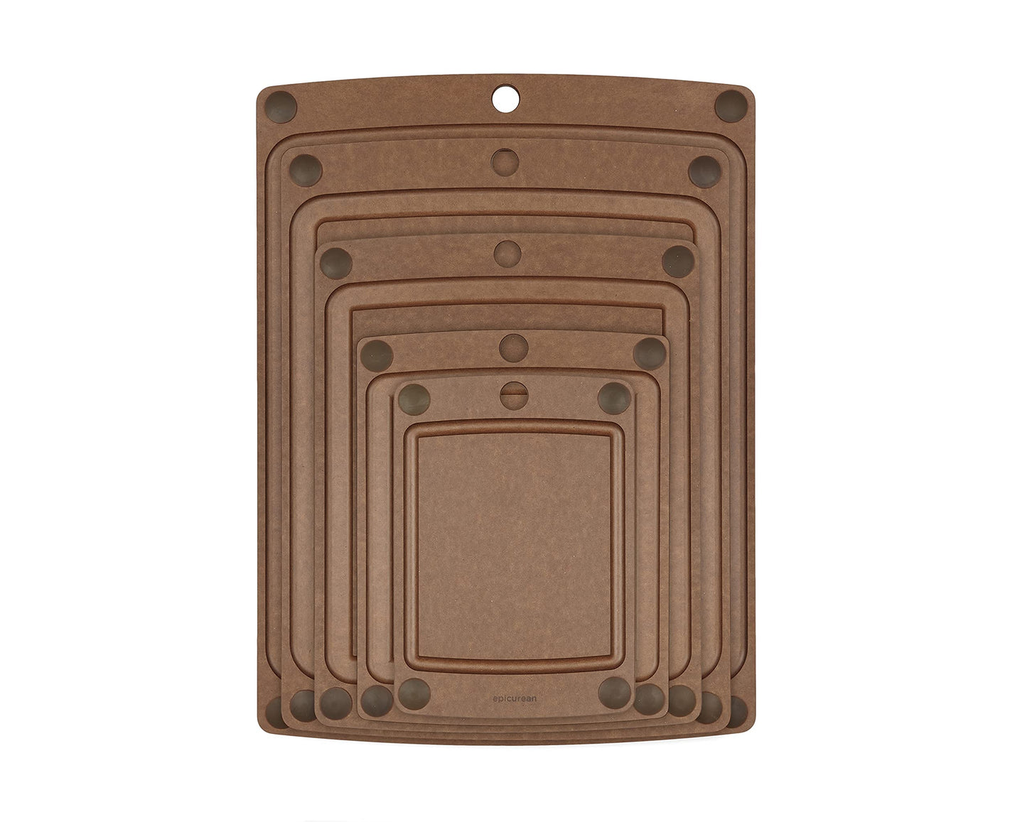Epicurean All-in-One 14.5" × 11.25" Cutting Board in Nutmeg