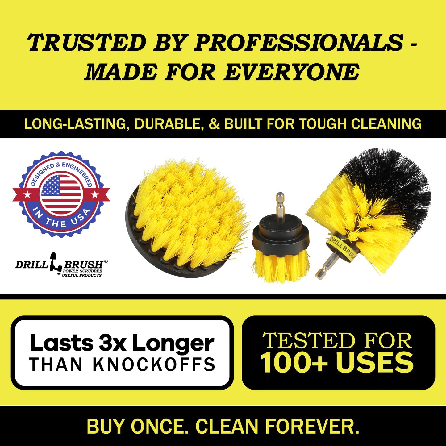 Bathroom Surfaces Tub, Shower, Tile and Grout All Purpose Power Scrubber Cleaning Kit