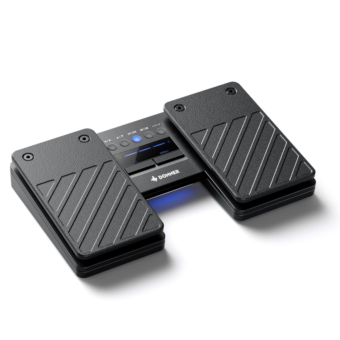 Donner Bluetooth Page Turner Pedal - Wireless Page Turning Foot Pedal for Sheet Music/iPad/Tablets/Phones, Hands-Free Flip for Musicians, Speakers, Educators | Rechargeable (DBM 50)