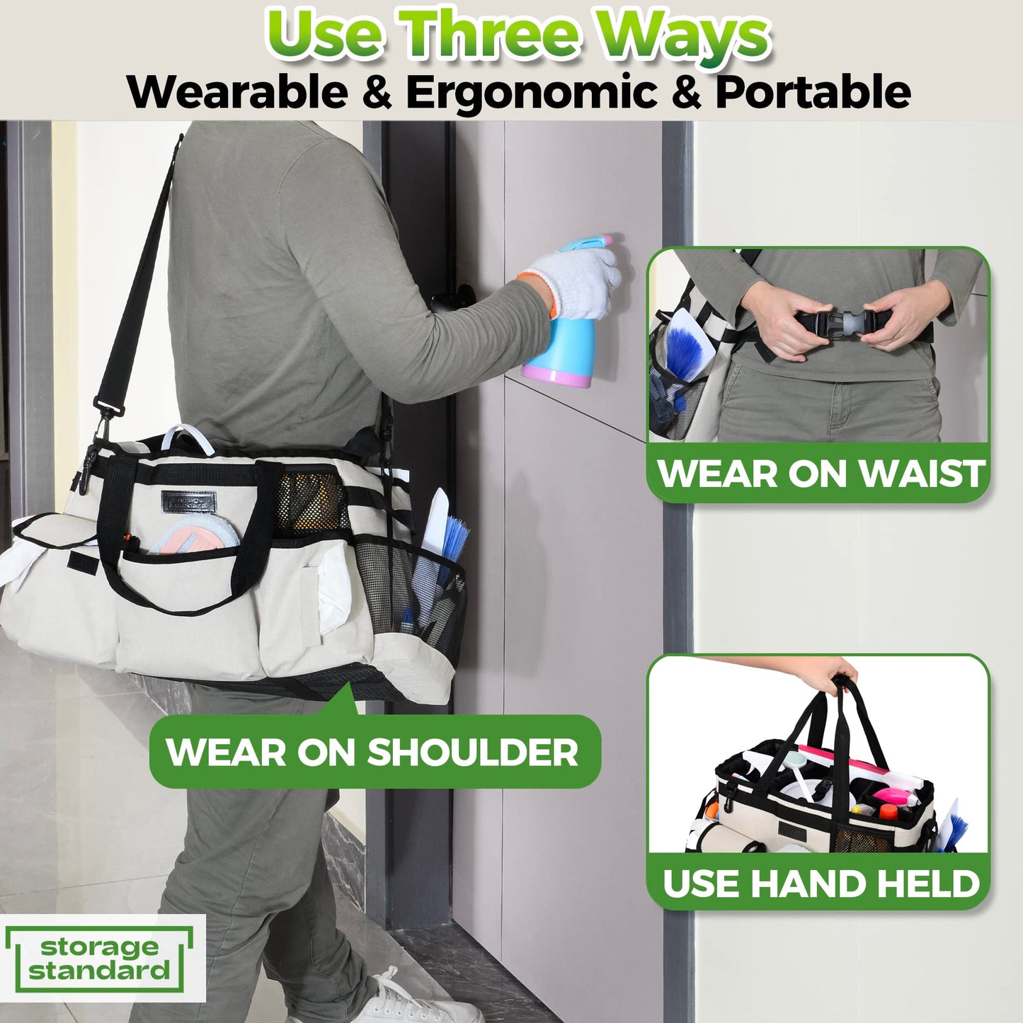 cleaning caddy bag