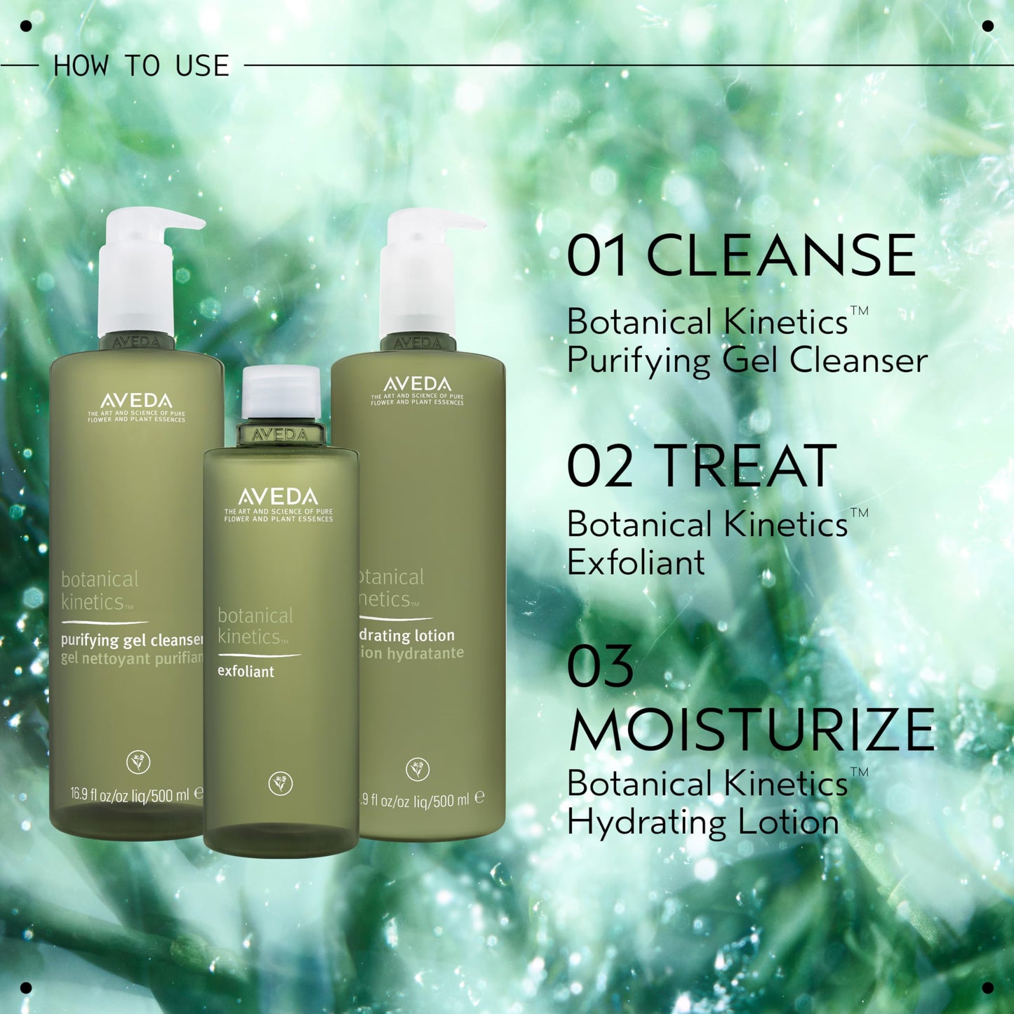 Aveda Botanical Kinetics Hydrating Lotion | Daily Facial Moisturizer for All Skin Types | with Coconut, Jojoba, Caffeine, Aloe, 500ml