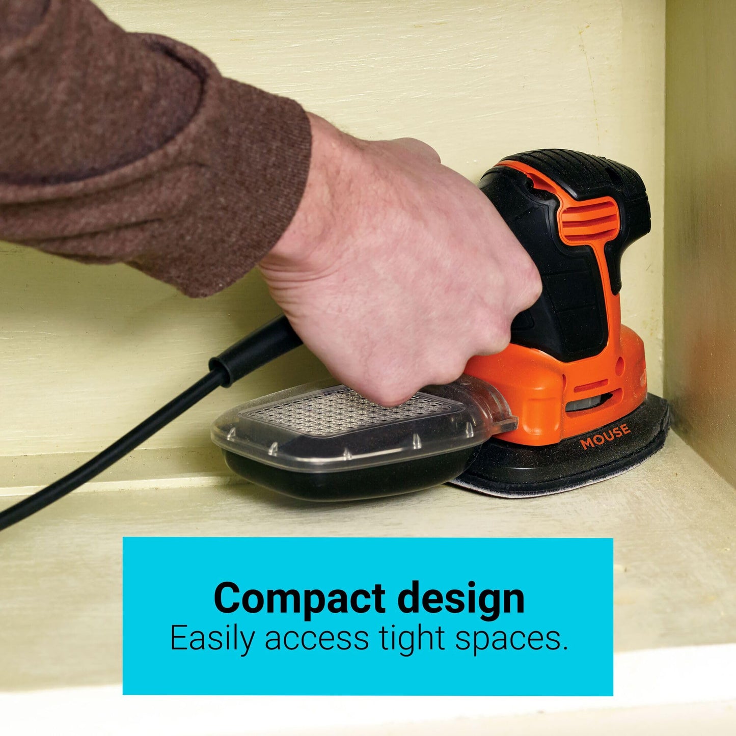 BLACK+DECKER MOUSE 1.2 Amp Electric Detail Sander (BDEMS600)