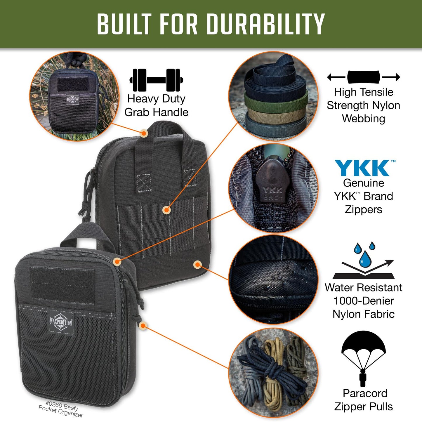 Maxpedition MX0266B Pocket Organizer