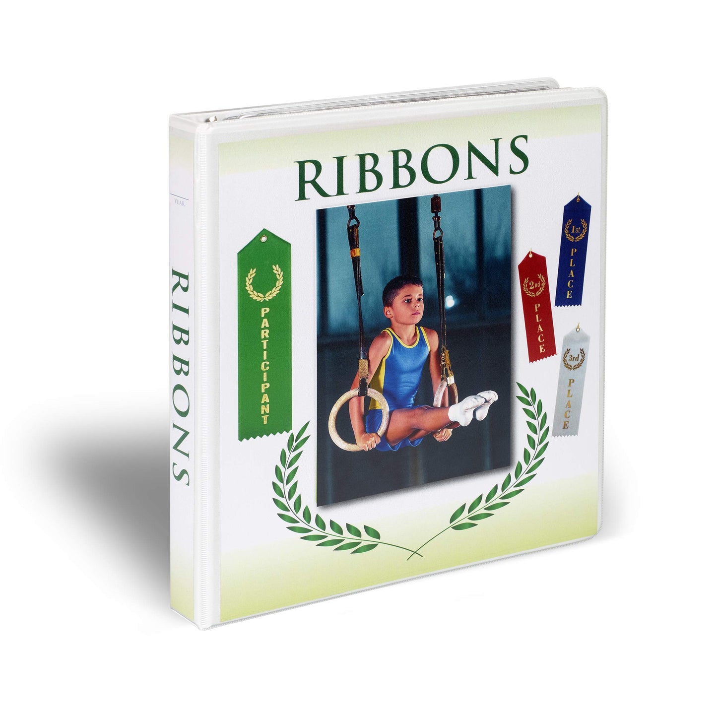 Mercurydean Swimming Gift Award Ribbon Organizer Binder Display Ribbons Holder with 15 Pages Sheets and More
