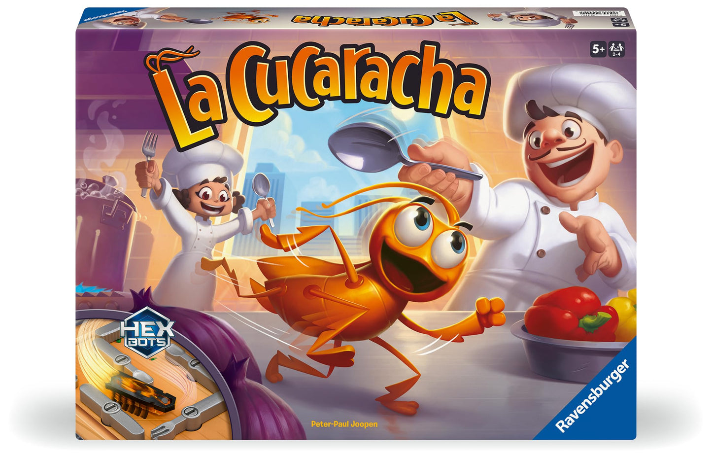 Ravensburger 22440 - La Cucaracha - Action Game with Electronic Cockroach for Big and Small, for 2-4 People, Suitable from 5 Years